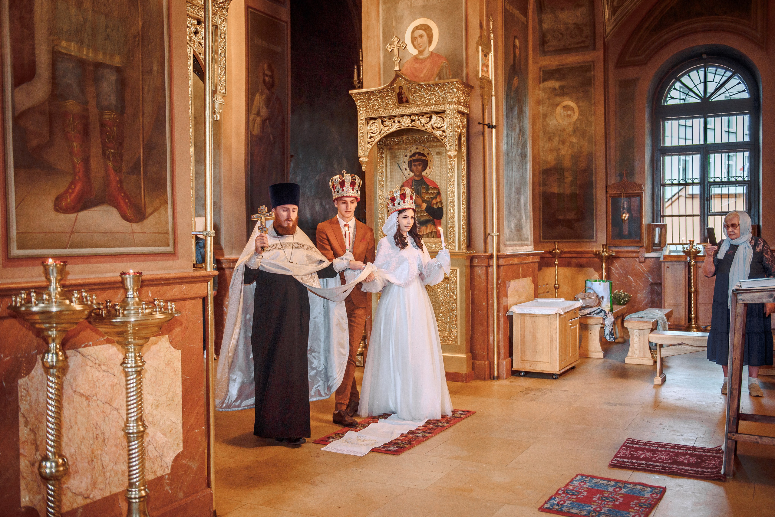 Венчание в Храме Бориса и Глеба в Дегунино. Свадебный и семейный фотограф в Москве Юлия Винник