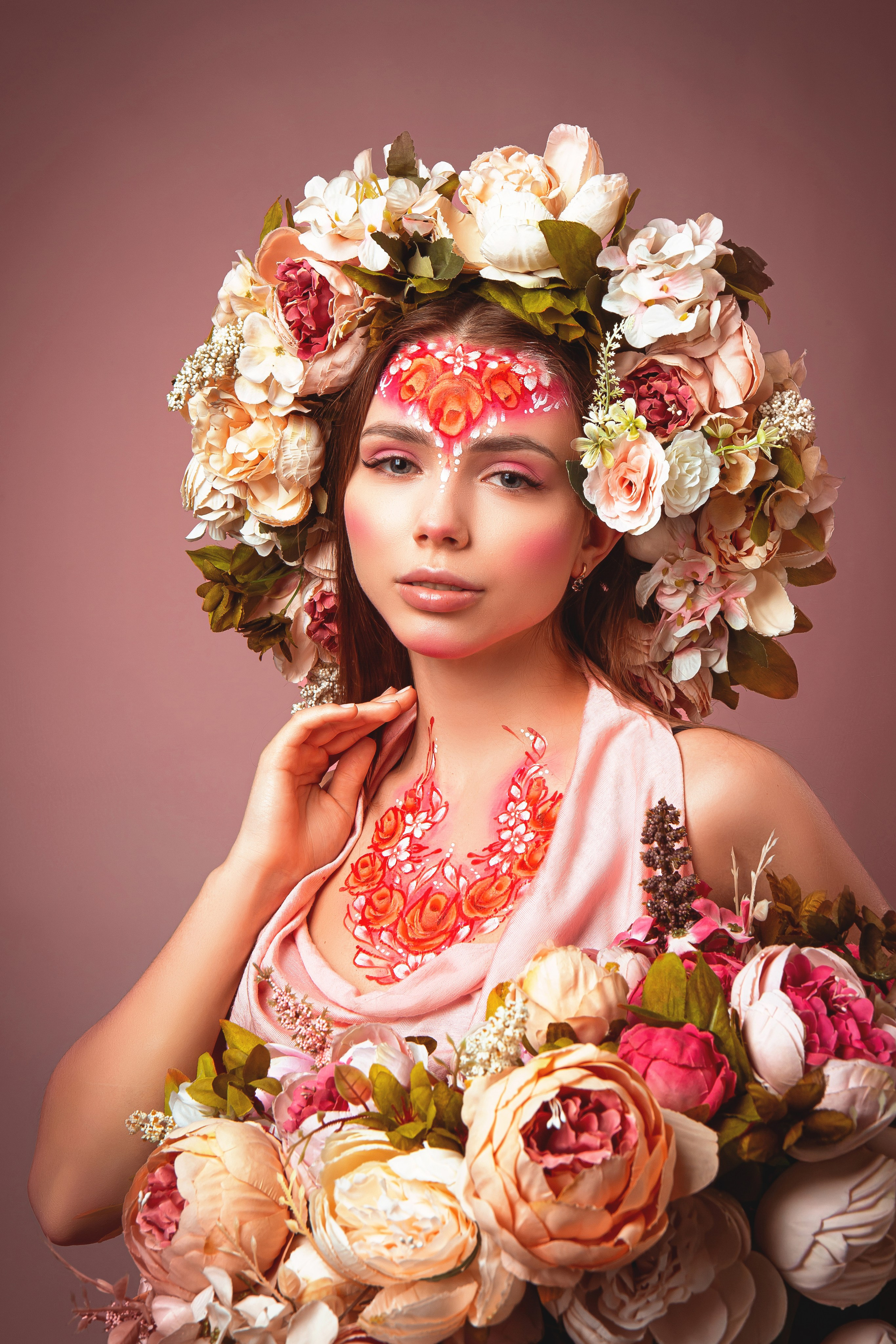 В цветах. Фотограф Мария Кольцова