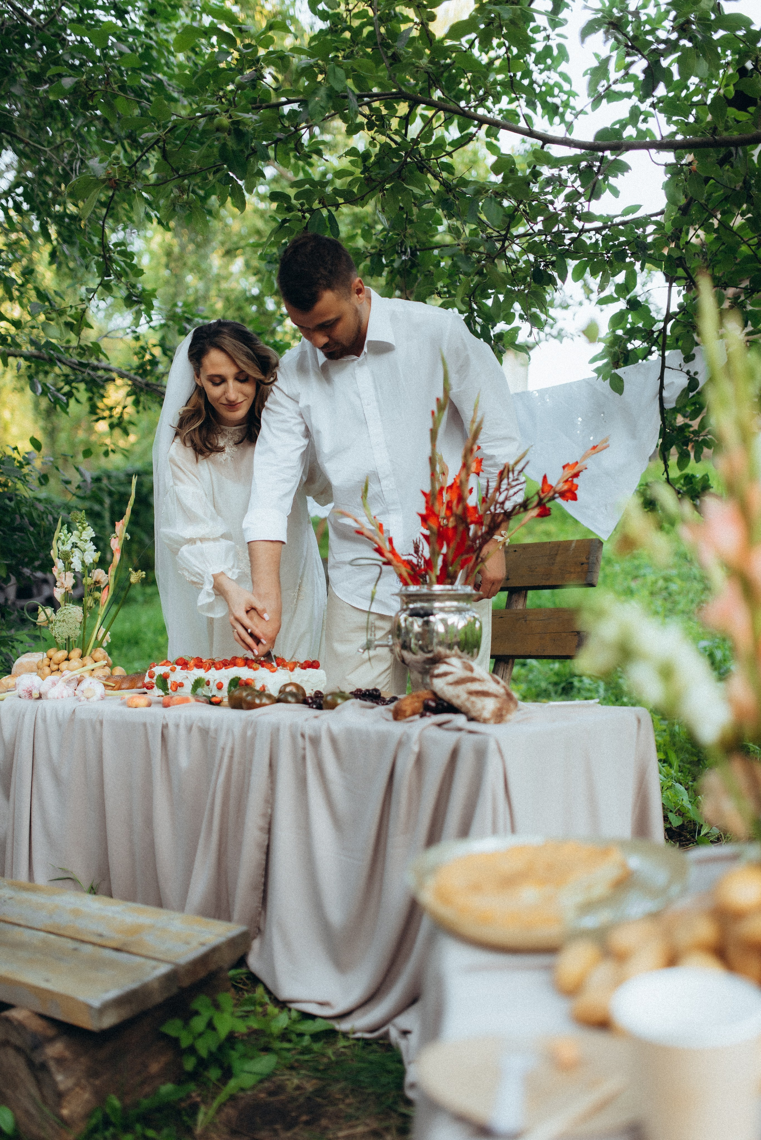 Свадьба на даче. Свадебный фотограф Анастасия Бударина