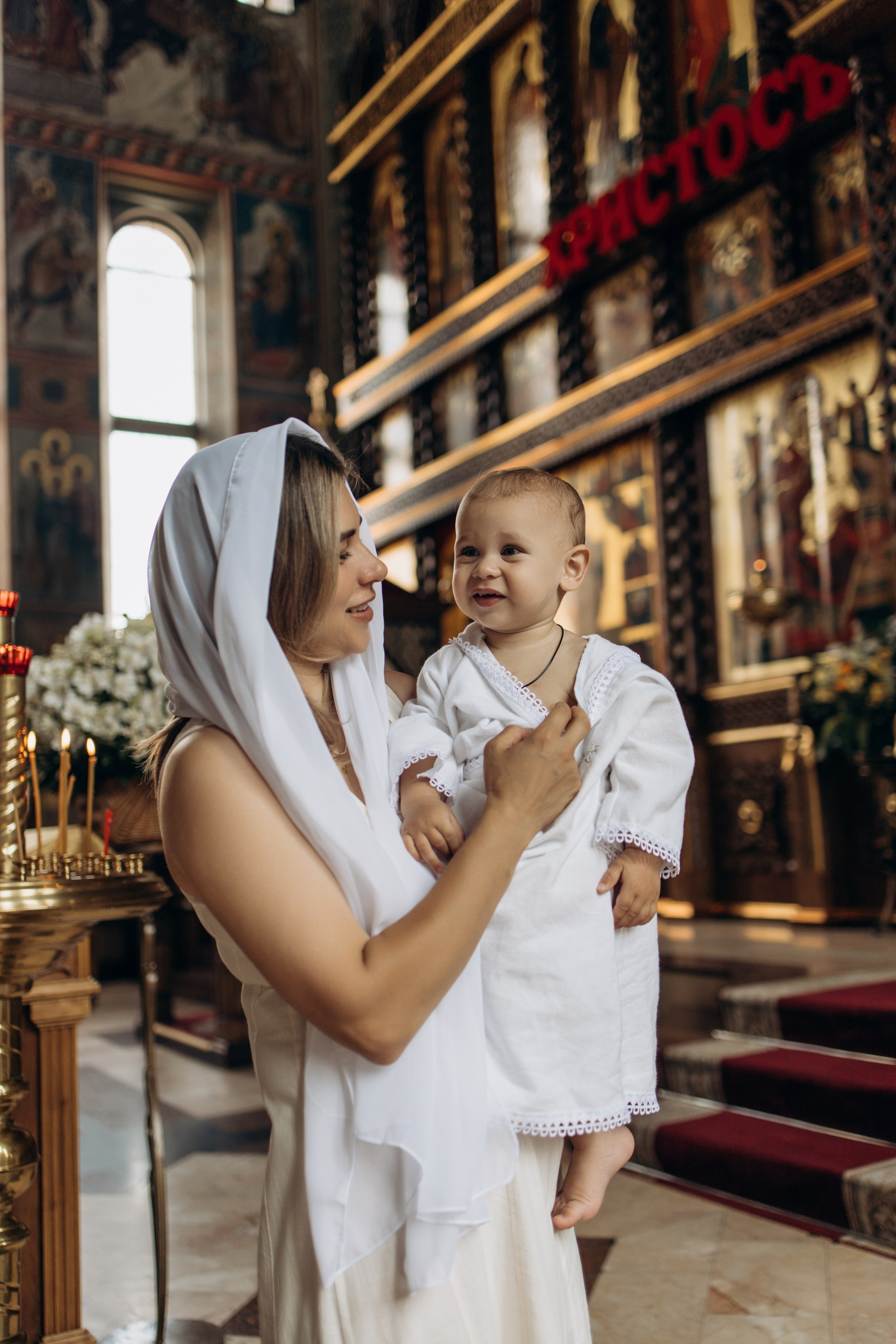 Крещение Радмира. Самый теплый фотограф в Краснодаре Рябоконь Ксения