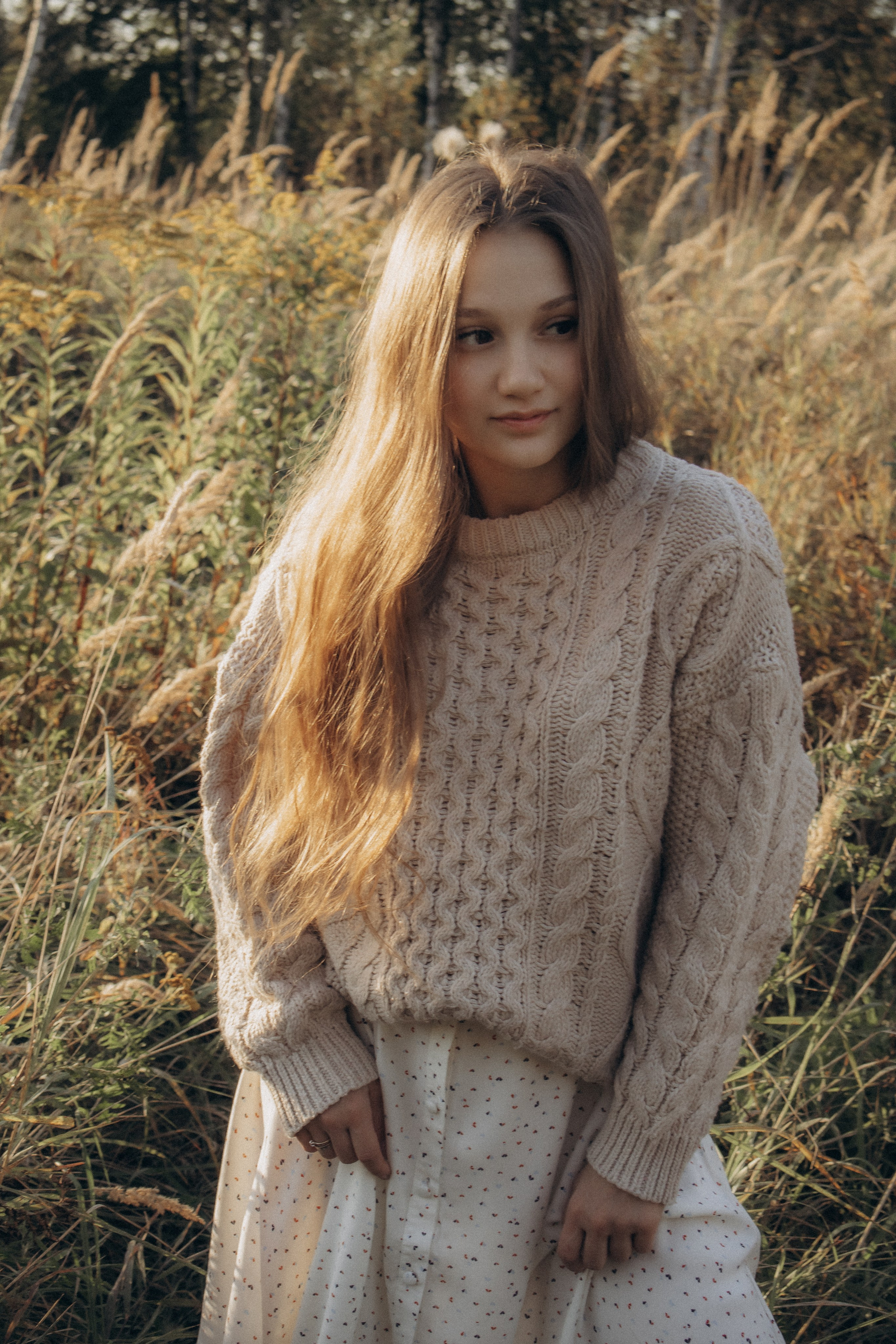 Юля. Осенняя фотосессия в поле. Юлия Левада Семейный и женский фотограф