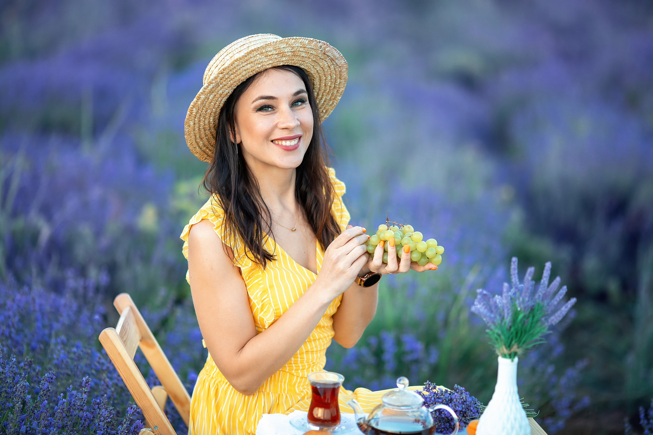 Яркая фотосессия в лаванде. Художественный фотограф Анапа Александра Долбикова