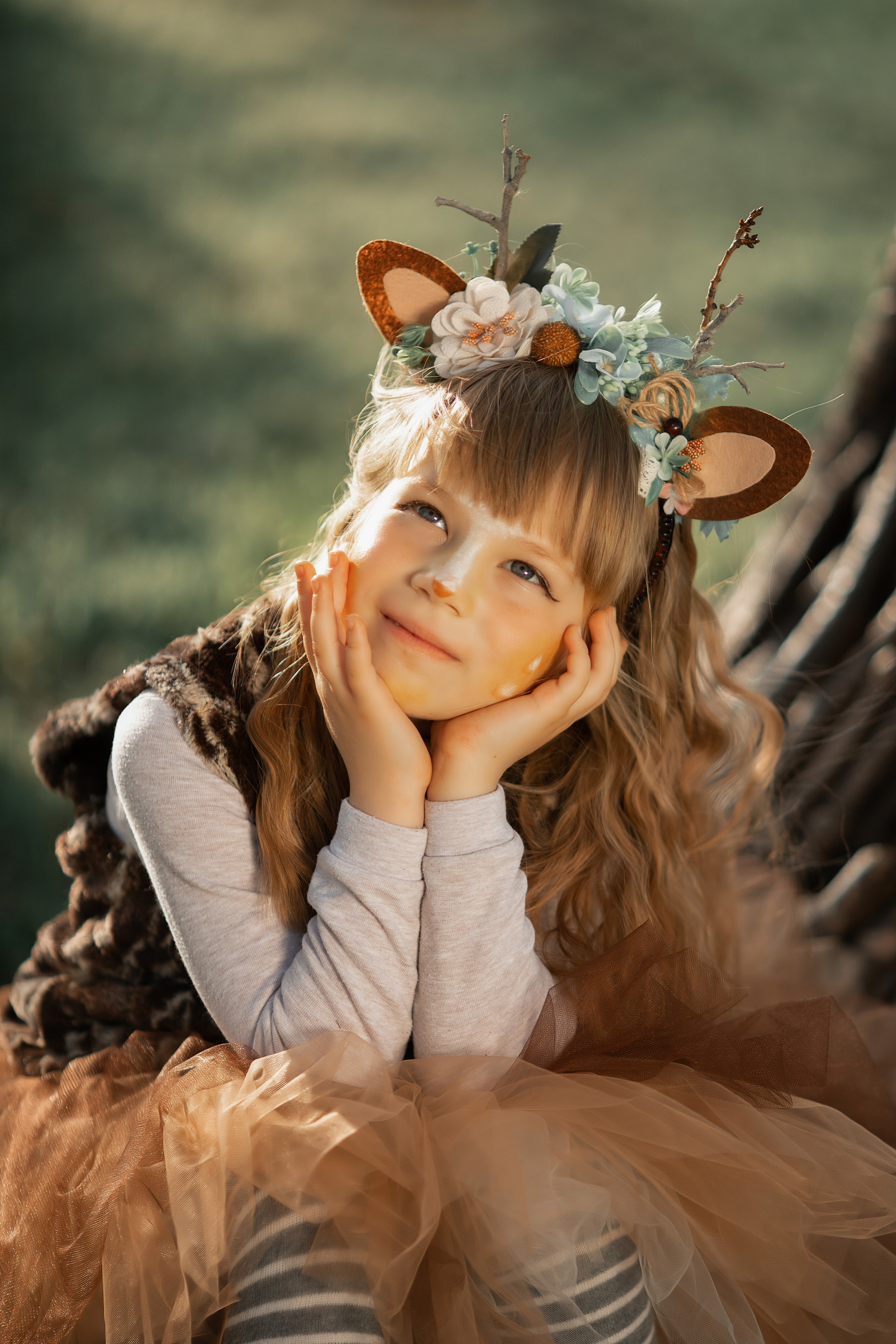 Сказочная фотосессия «Оленята». Художественный фотограф Анапа Александра Долбикова