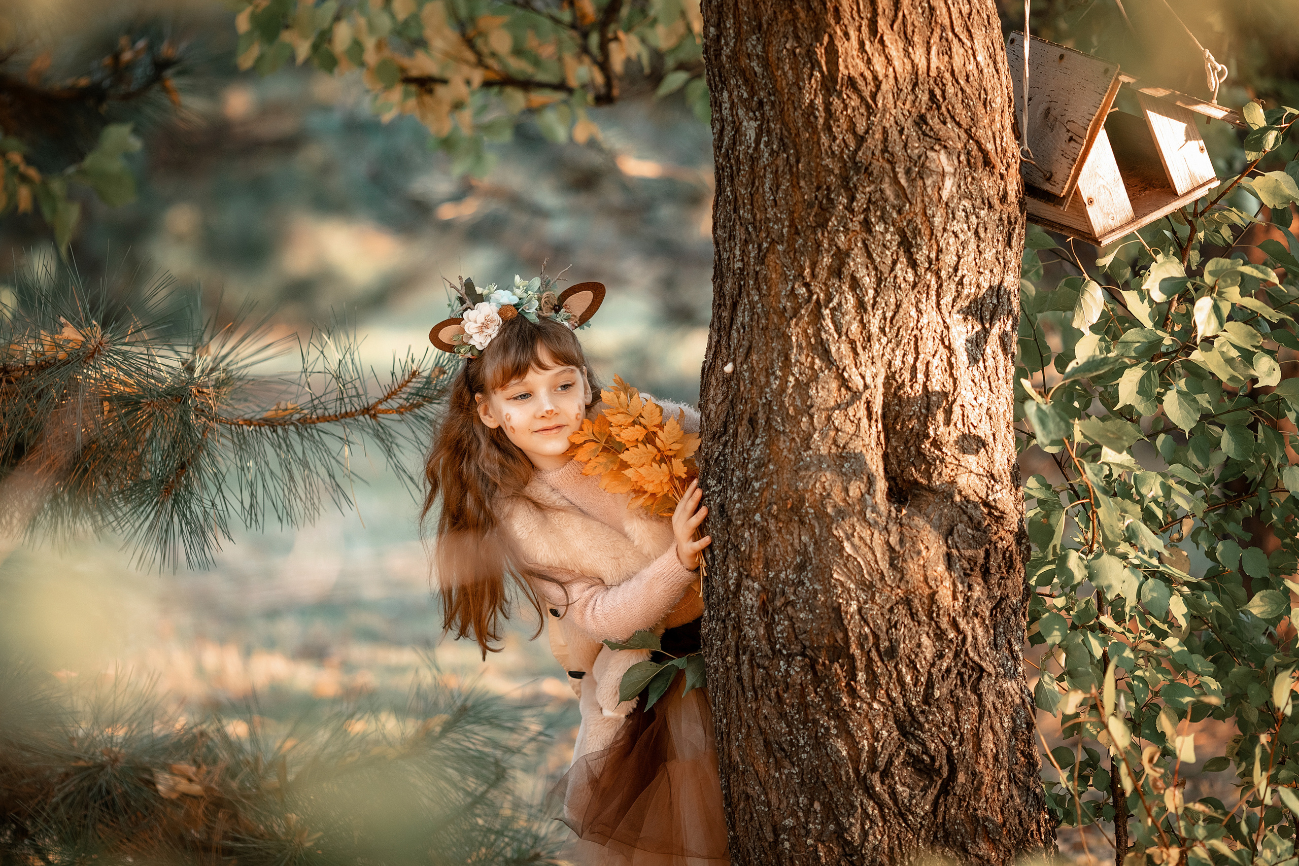 Сказочная фотосессия «Оленята». Художественный фотограф Анапа Александра Долбикова