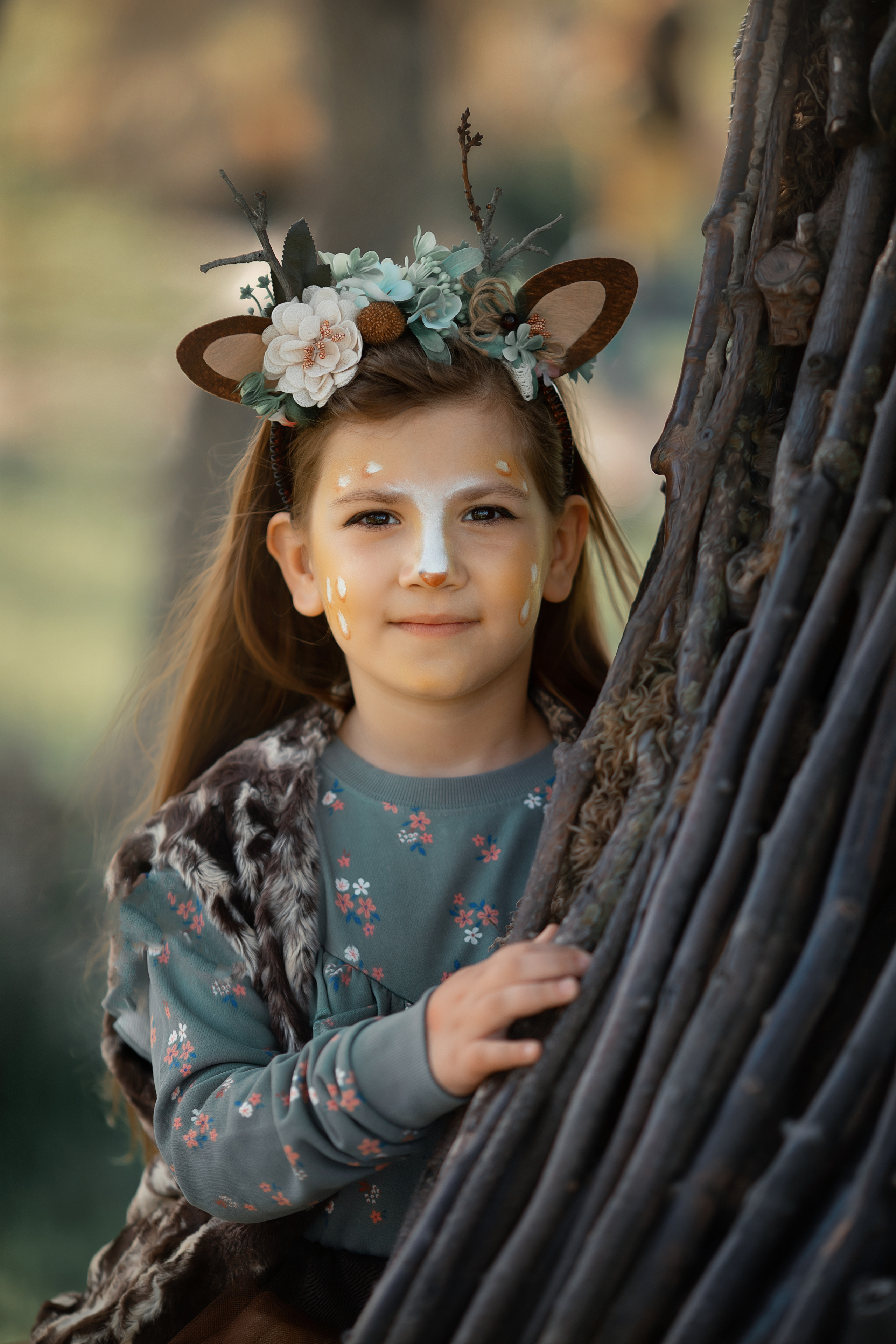 Сказочная фотосессия «Оленята». Художественный фотограф Анапа Александра Долбикова