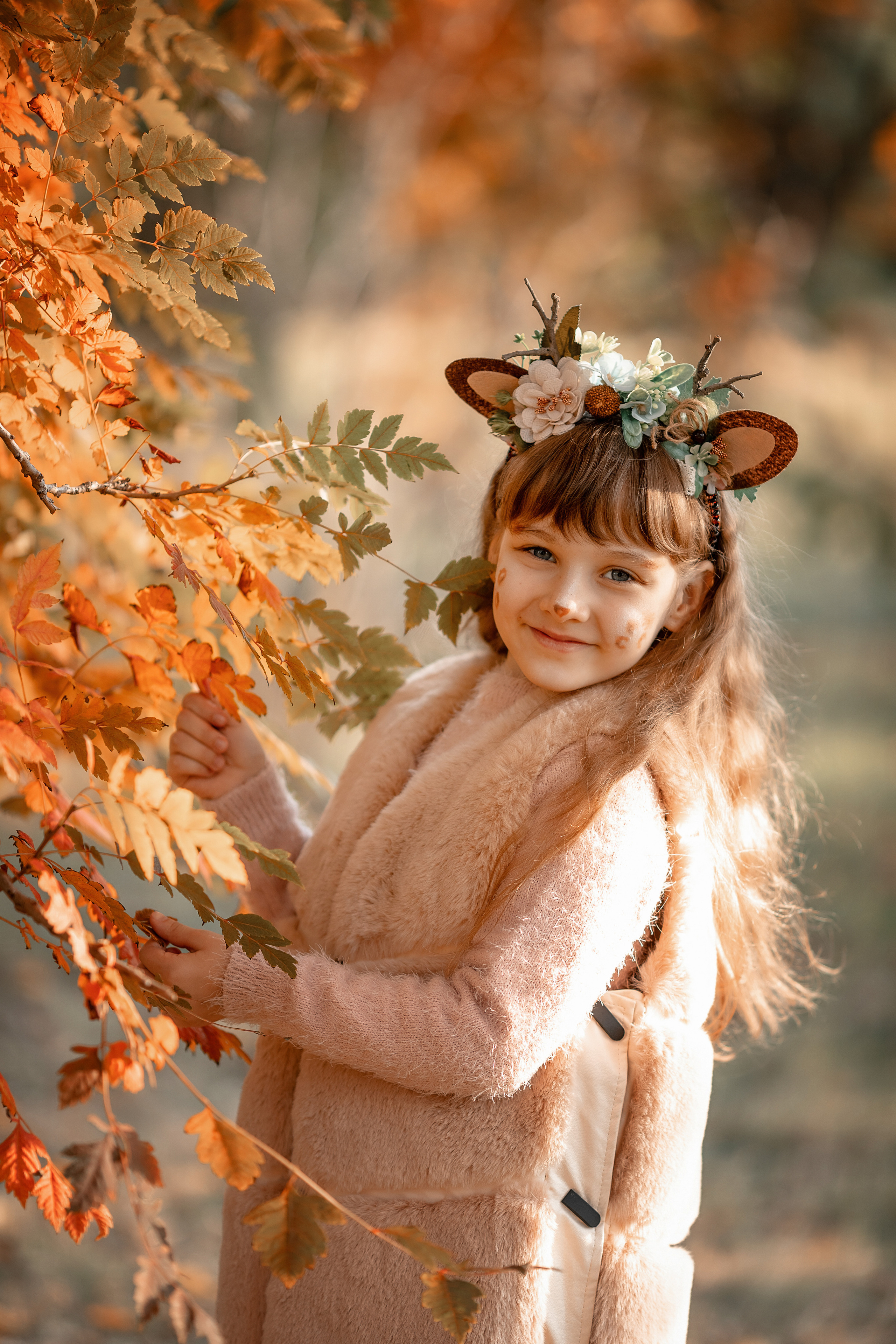 Сказочная фотосессия «Оленята». Художественный фотограф Анапа Александра Долбикова