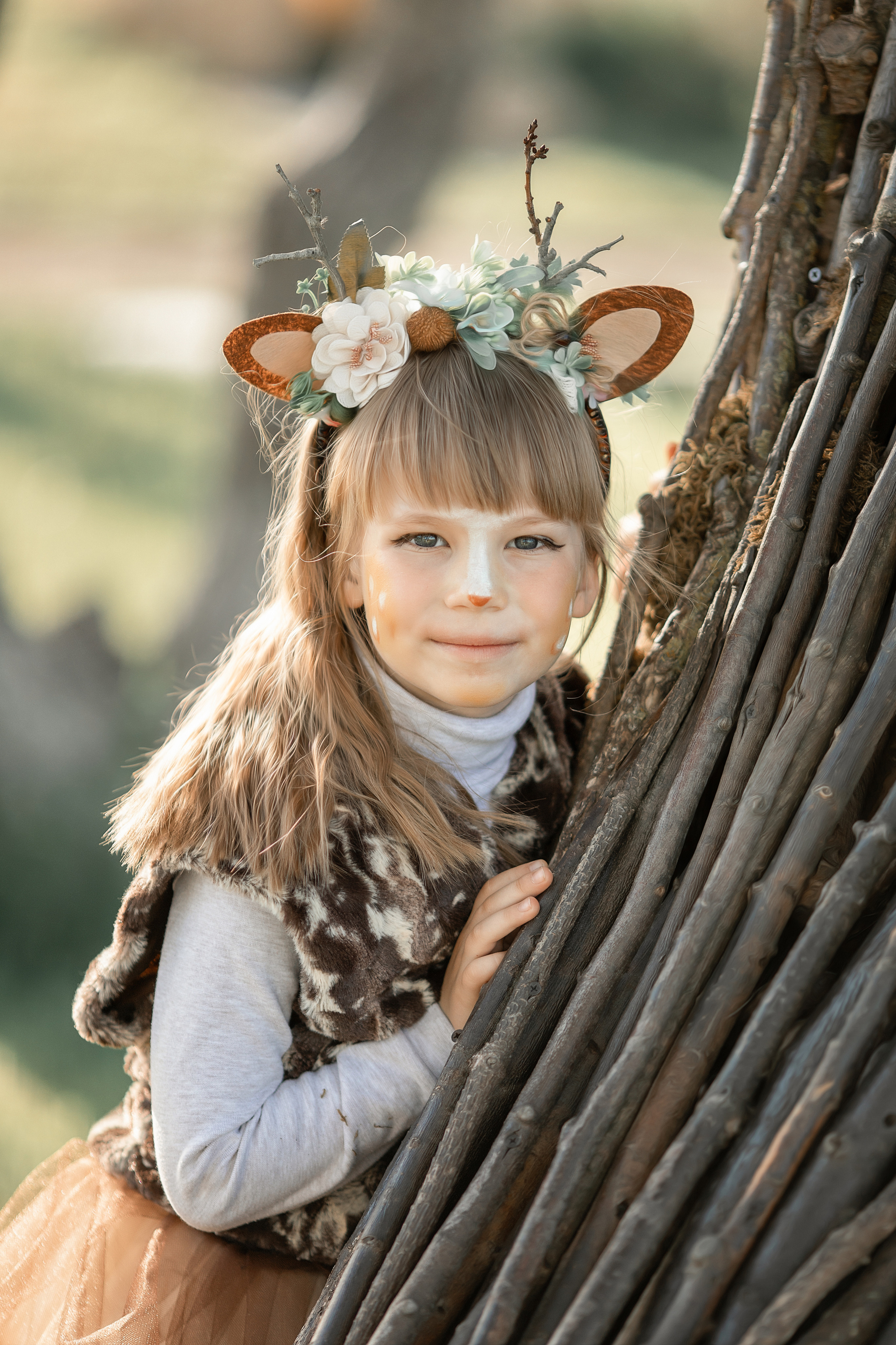 Сказочная фотосессия «Оленята». Художественный фотограф Анапа Александра Долбикова