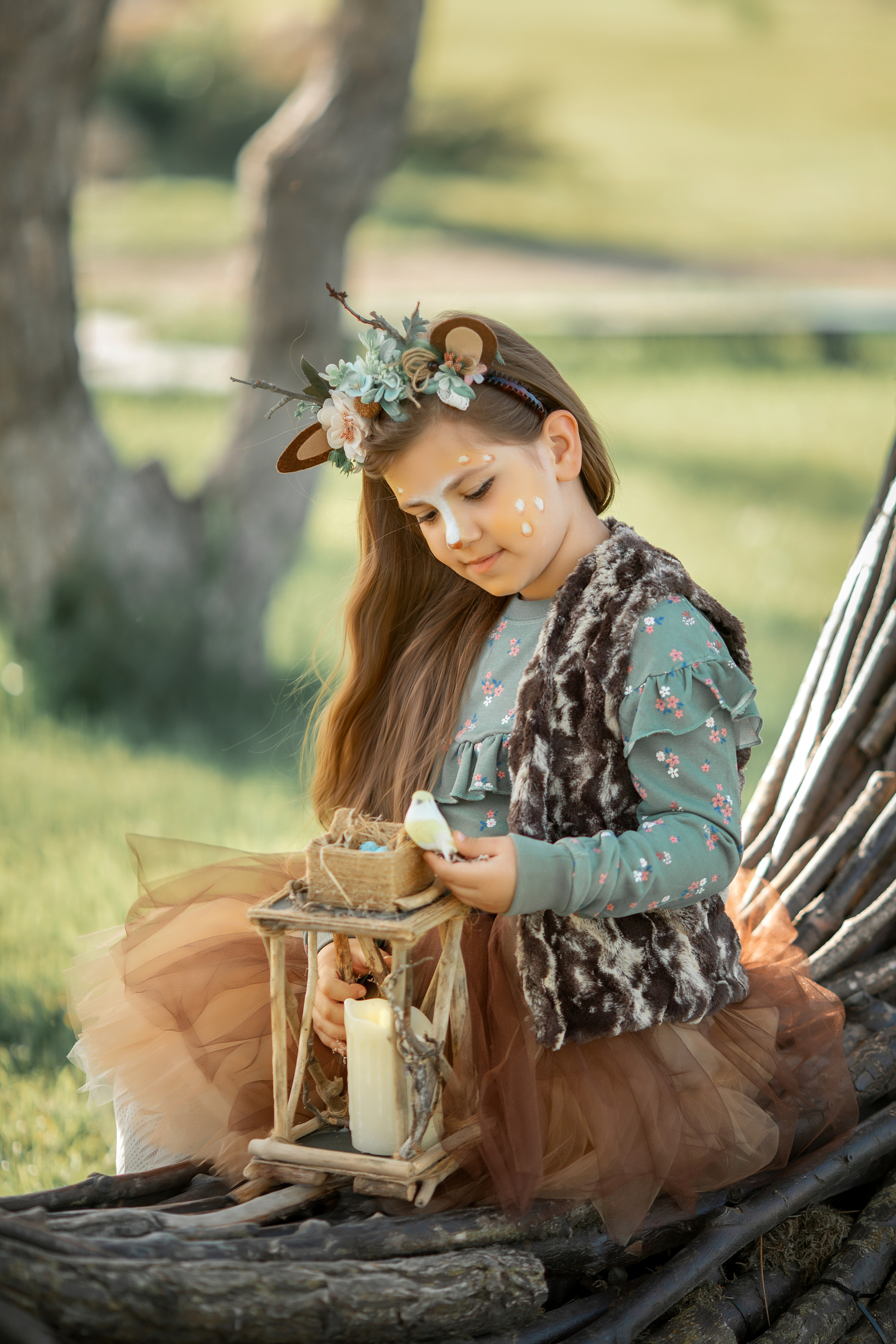 Сказочная фотосессия «Оленята». Художественный фотограф Анапа Александра Долбикова