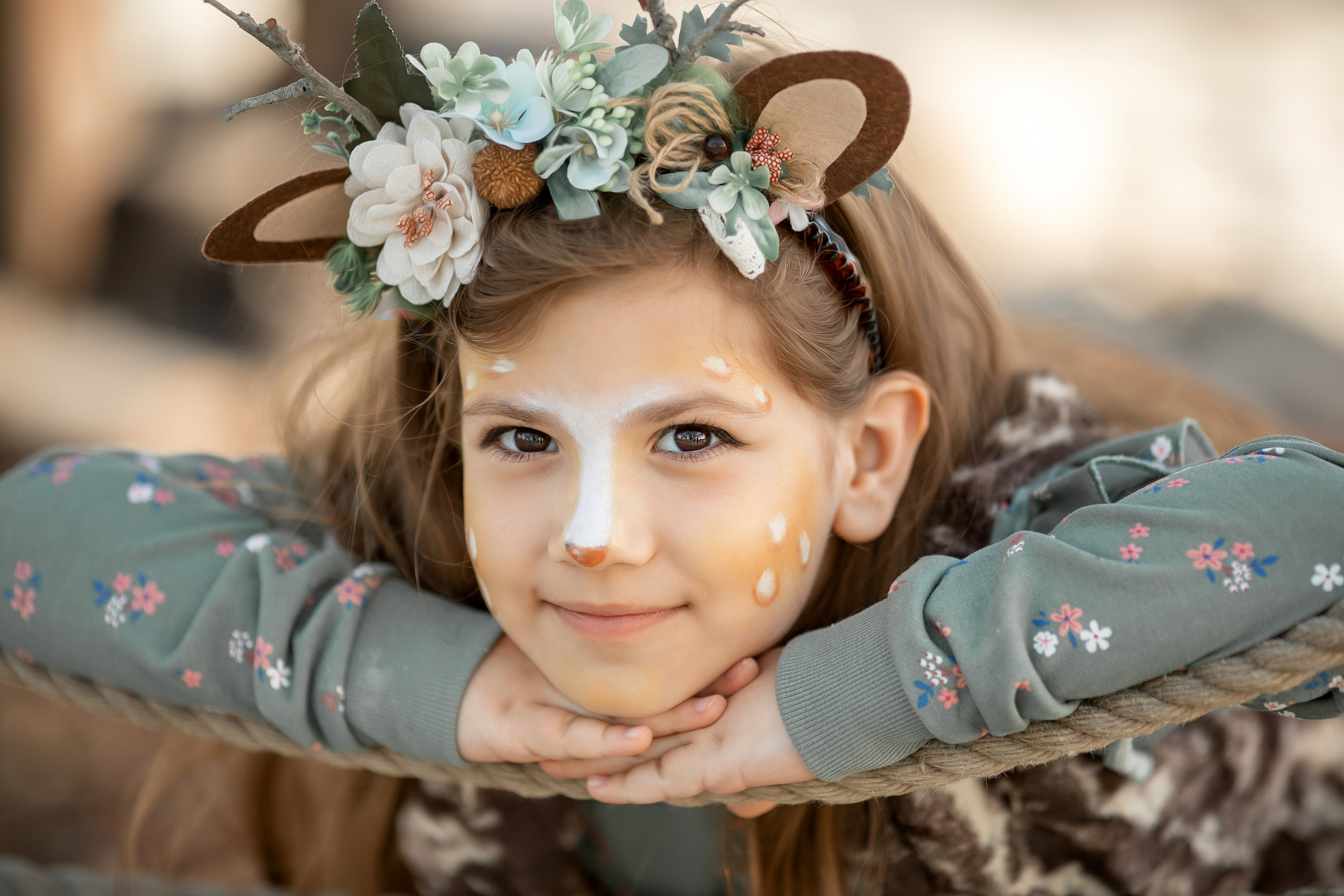 Сказочная фотосессия «Оленята». Художественный фотограф Анапа Александра Долбикова