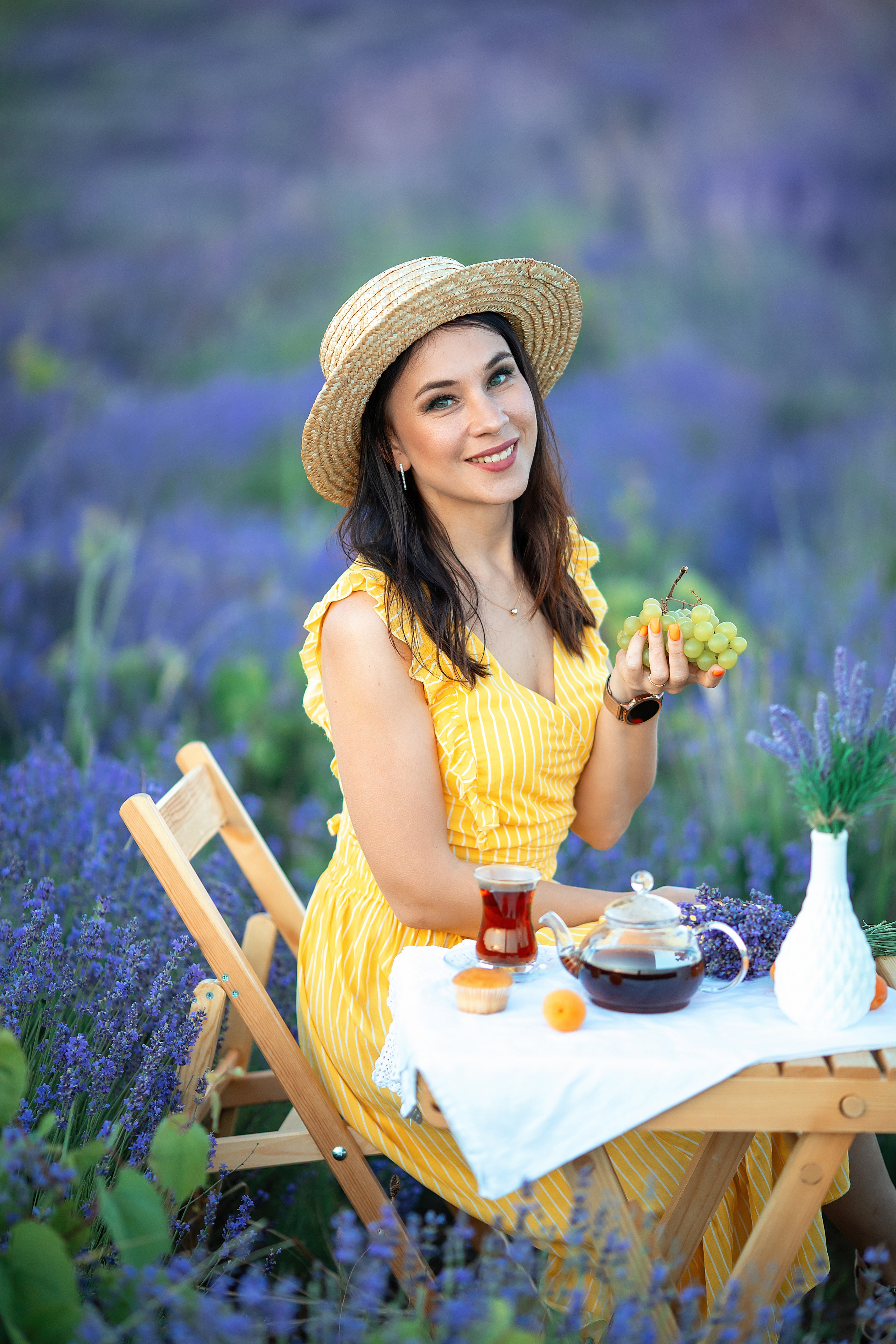 Яркая фотосессия в лаванде. Художественный фотограф Анапа Александра Долбикова