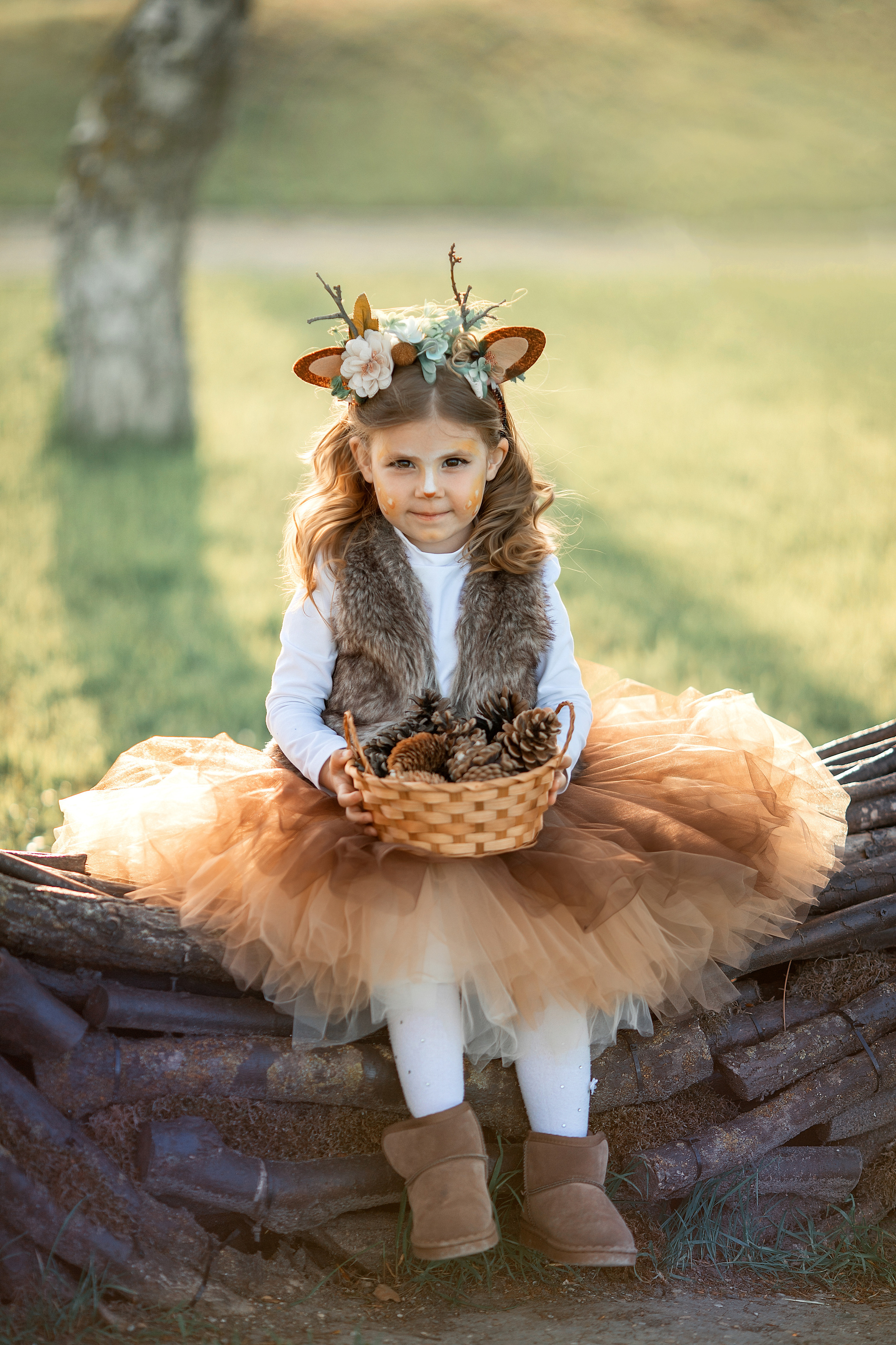Сказочная фотосессия «Оленята». Художественный фотограф Анапа Александра Долбикова