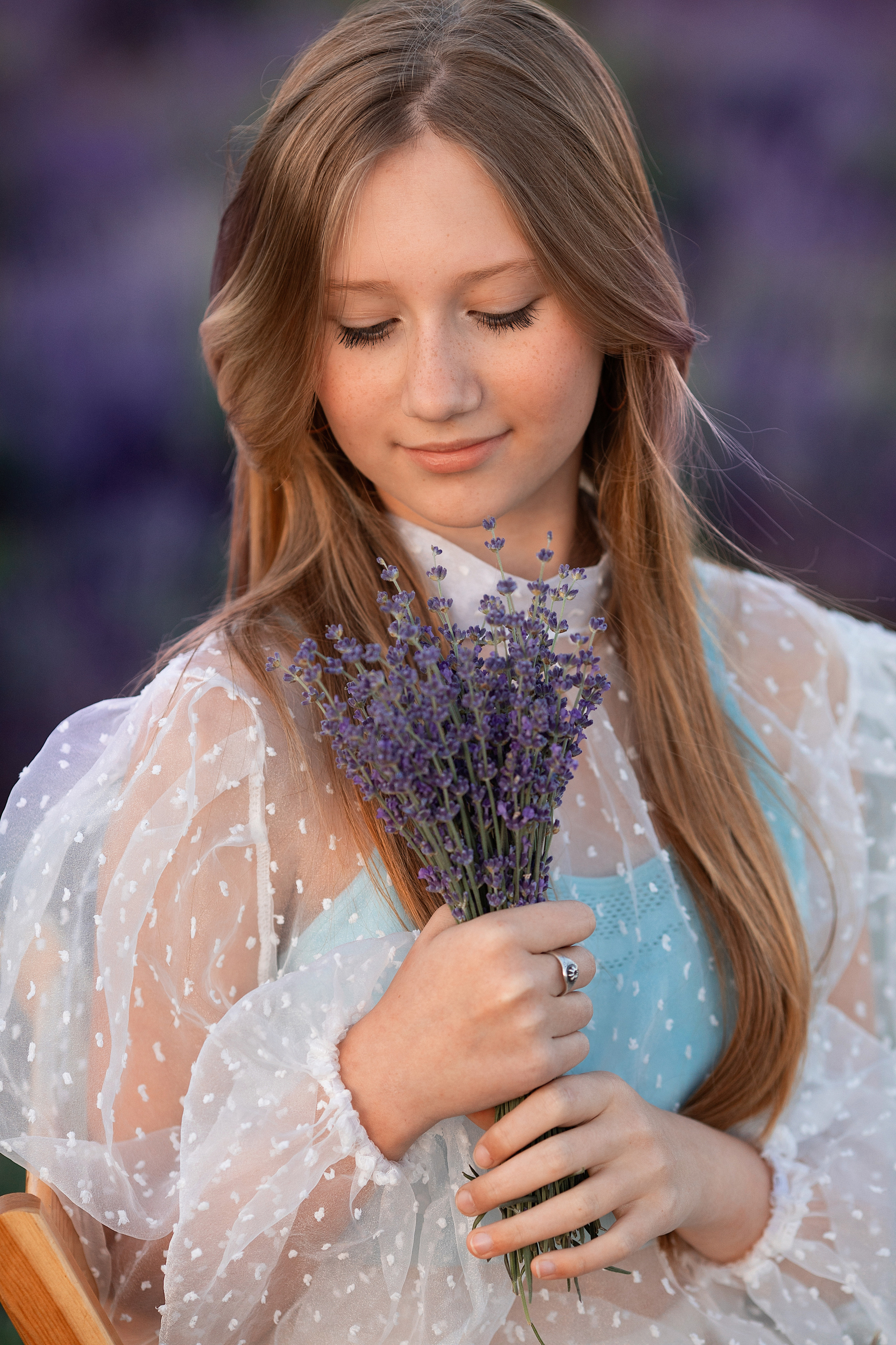 Яркая фотосессия в лаванде. Художественный фотограф Анапа Александра Долбикова