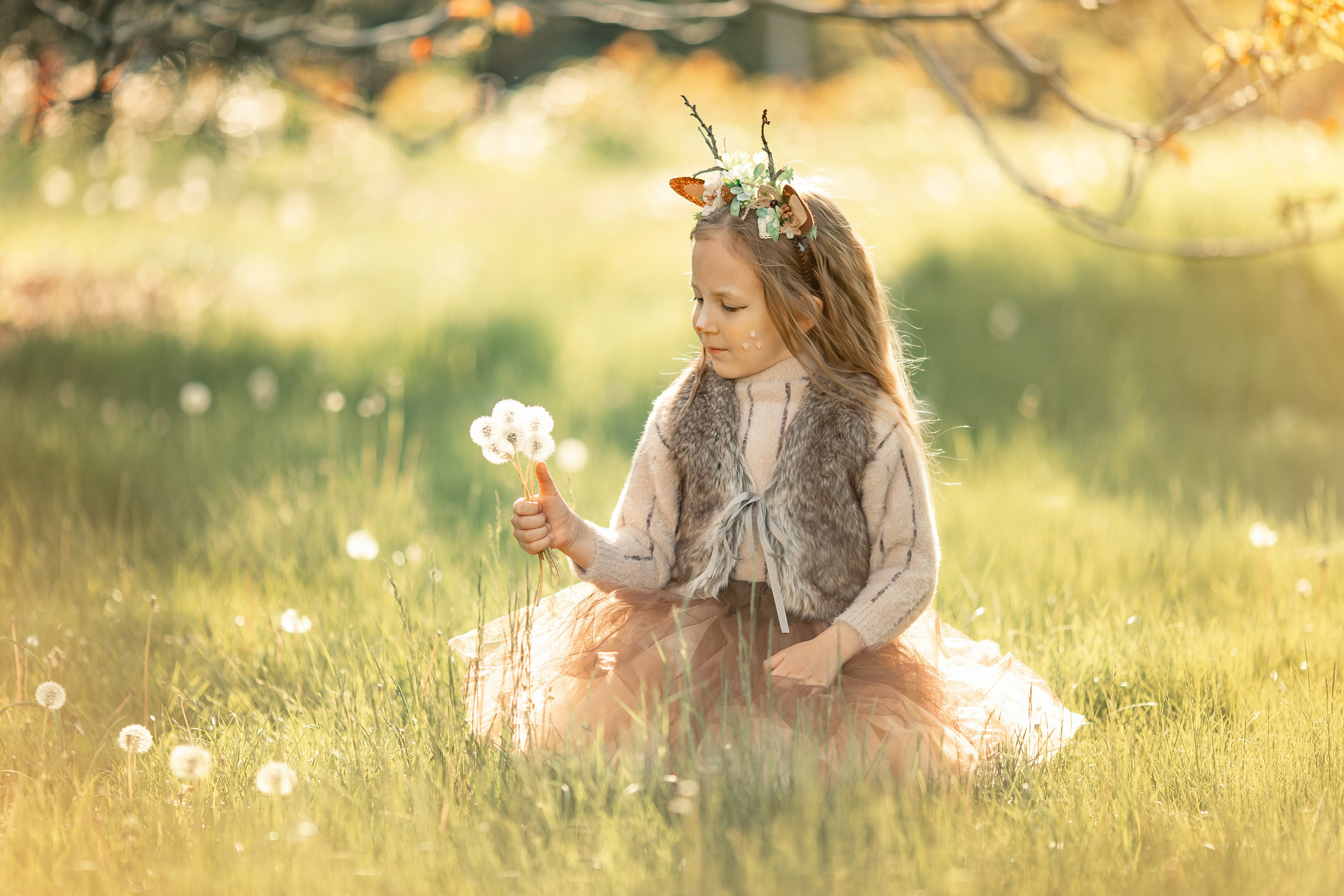 Сказочная фотосессия «Оленята». Художественный фотограф Анапа Александра Долбикова