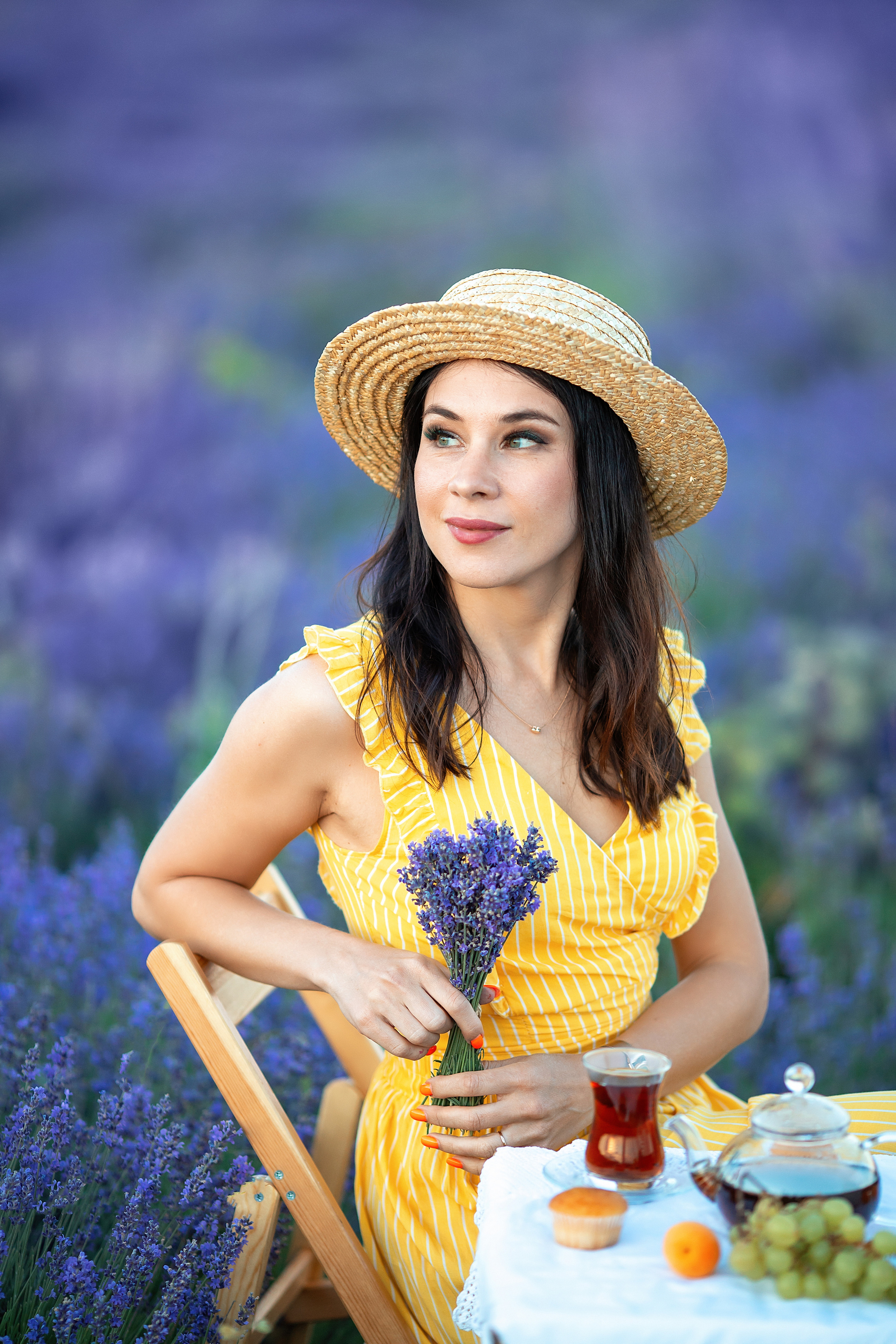 Яркая фотосессия в лаванде. Художественный фотограф Анапа Александра Долбикова