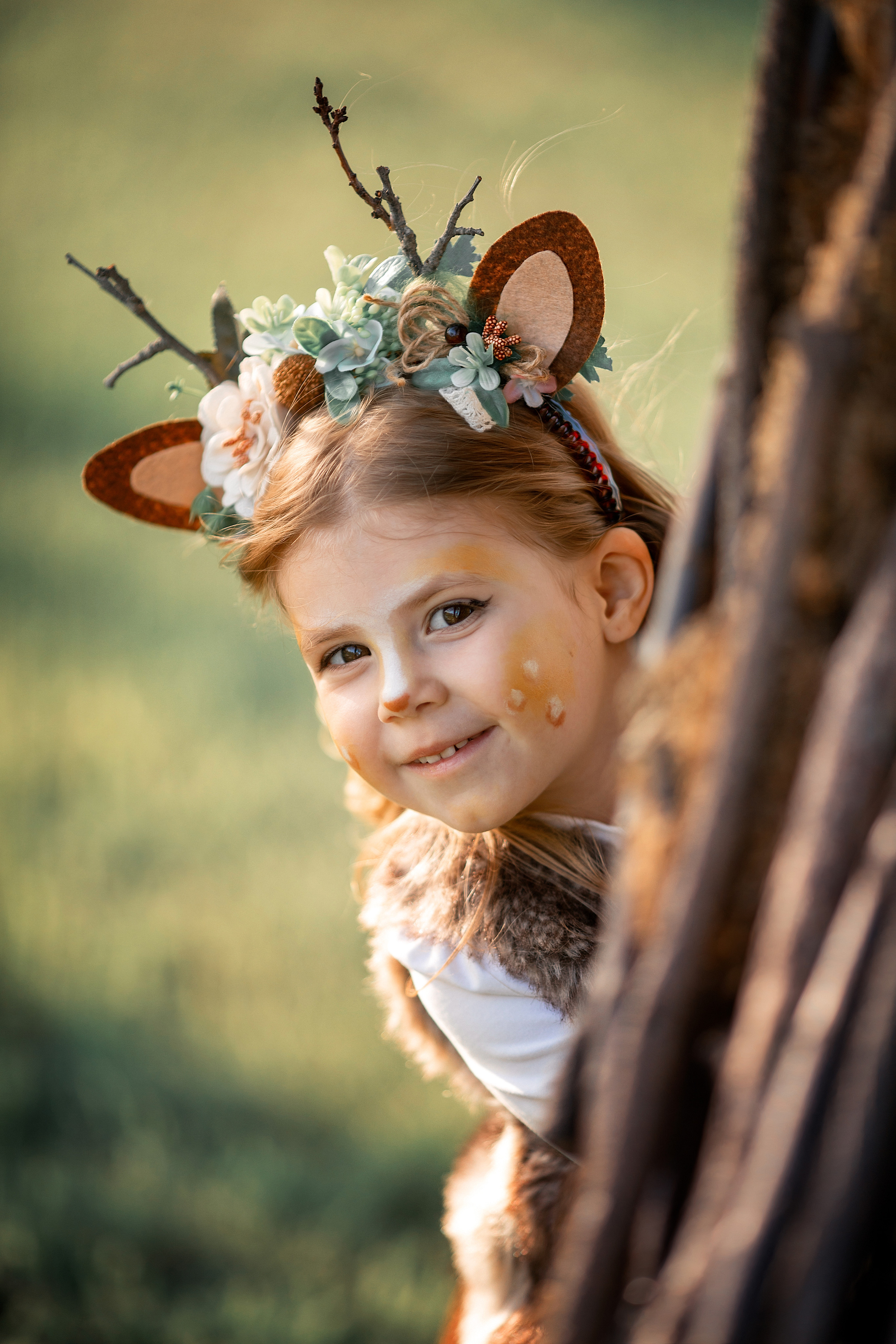 Сказочная фотосессия «Оленята». Художественный фотограф Анапа Александра Долбикова