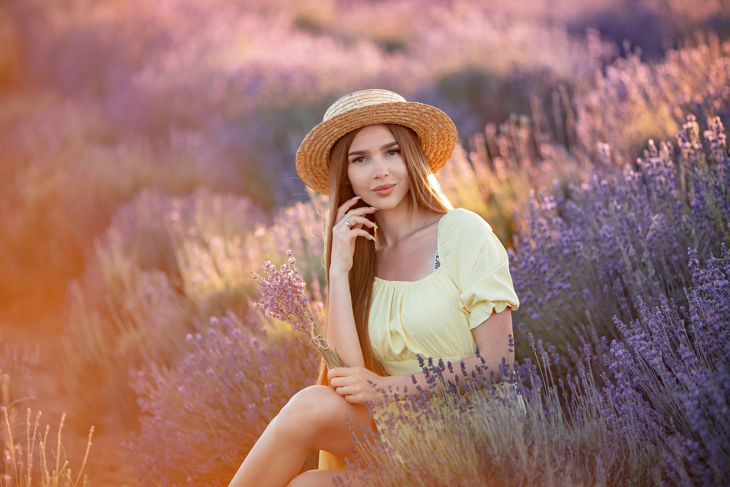 Яркая фотосессия в лаванде. Художественный фотограф Анапа Александра Долбикова