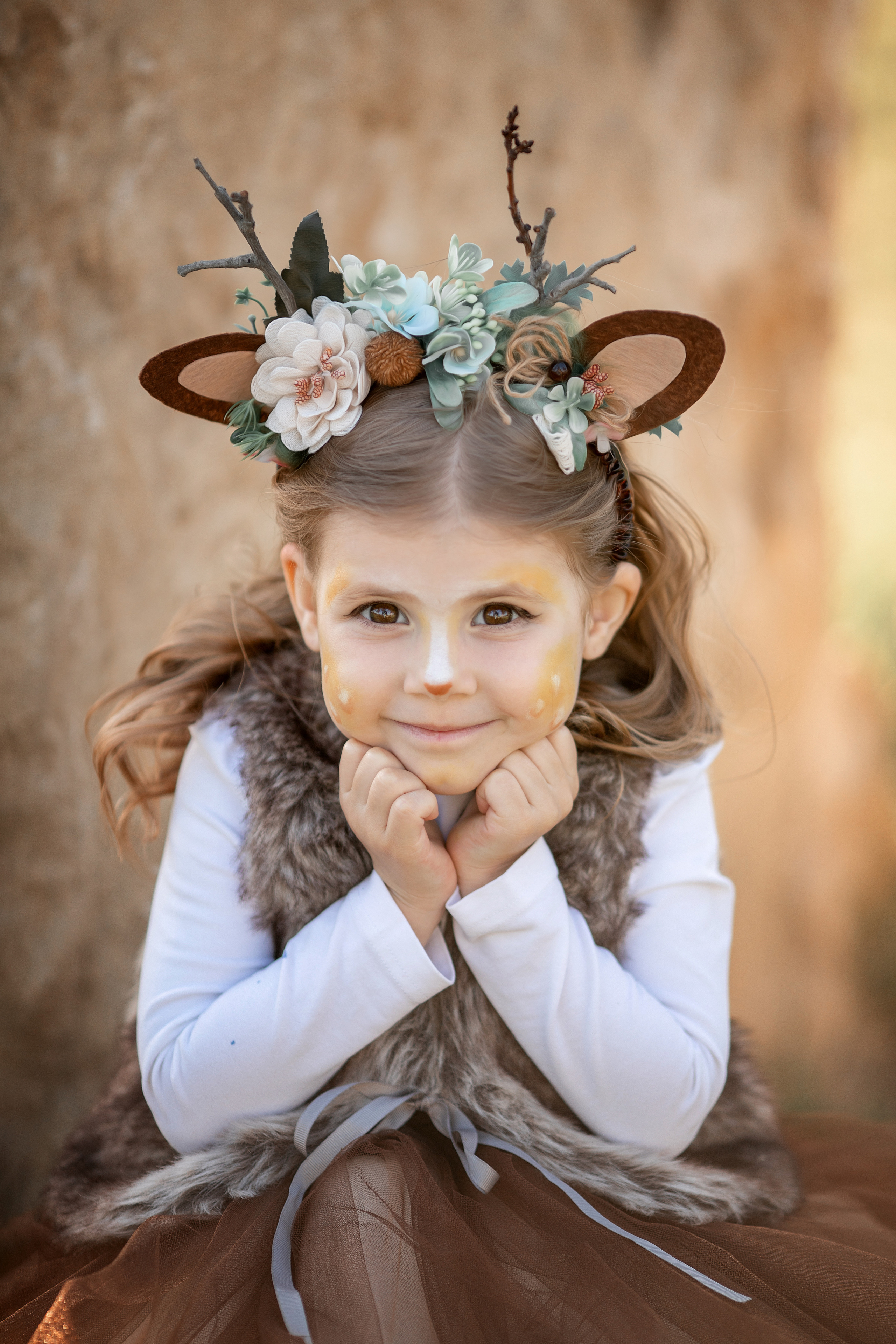 Сказочная фотосессия «Оленята». Художественный фотограф Анапа Александра Долбикова