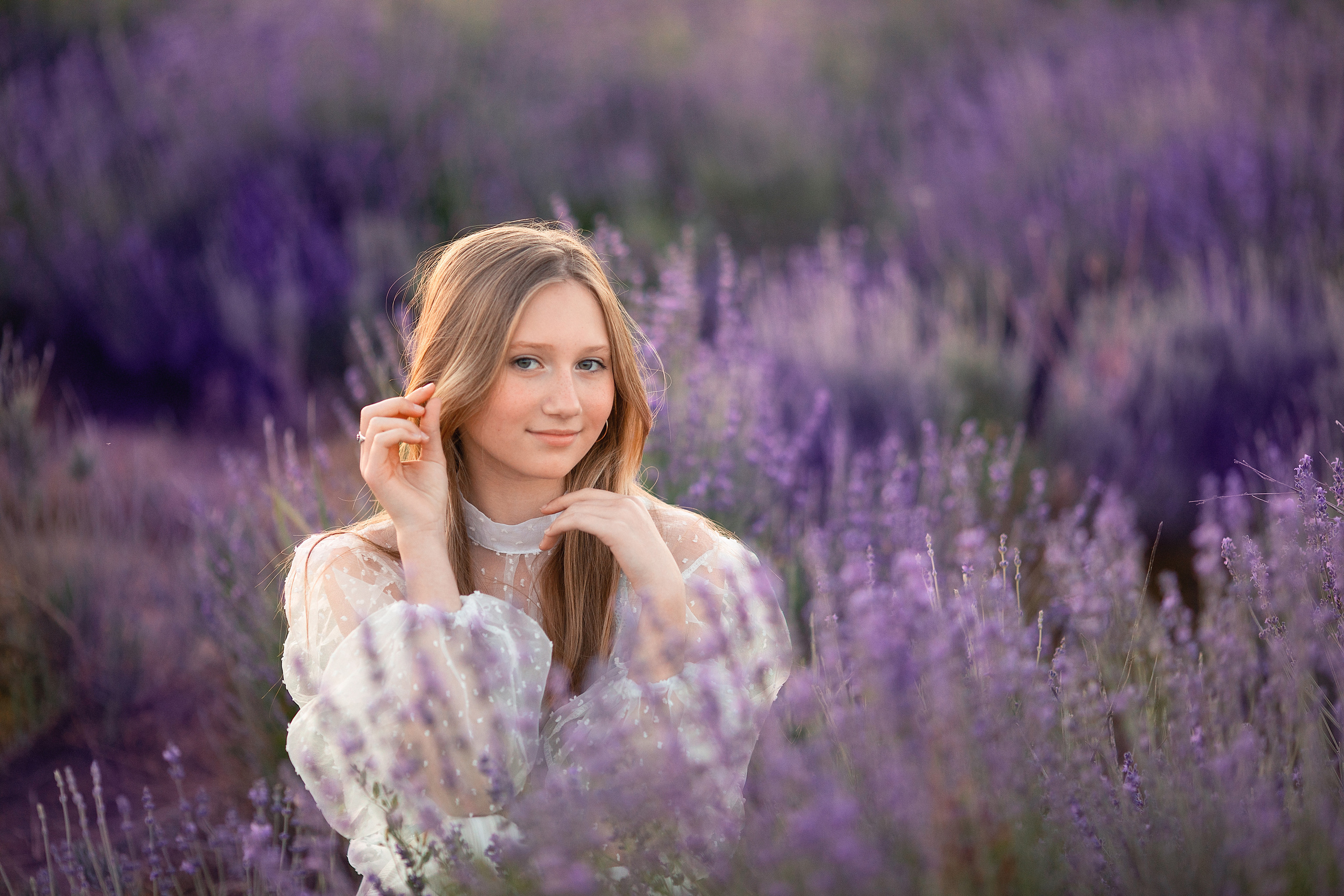 Яркая фотосессия в лаванде. Художественный фотограф Анапа Александра Долбикова