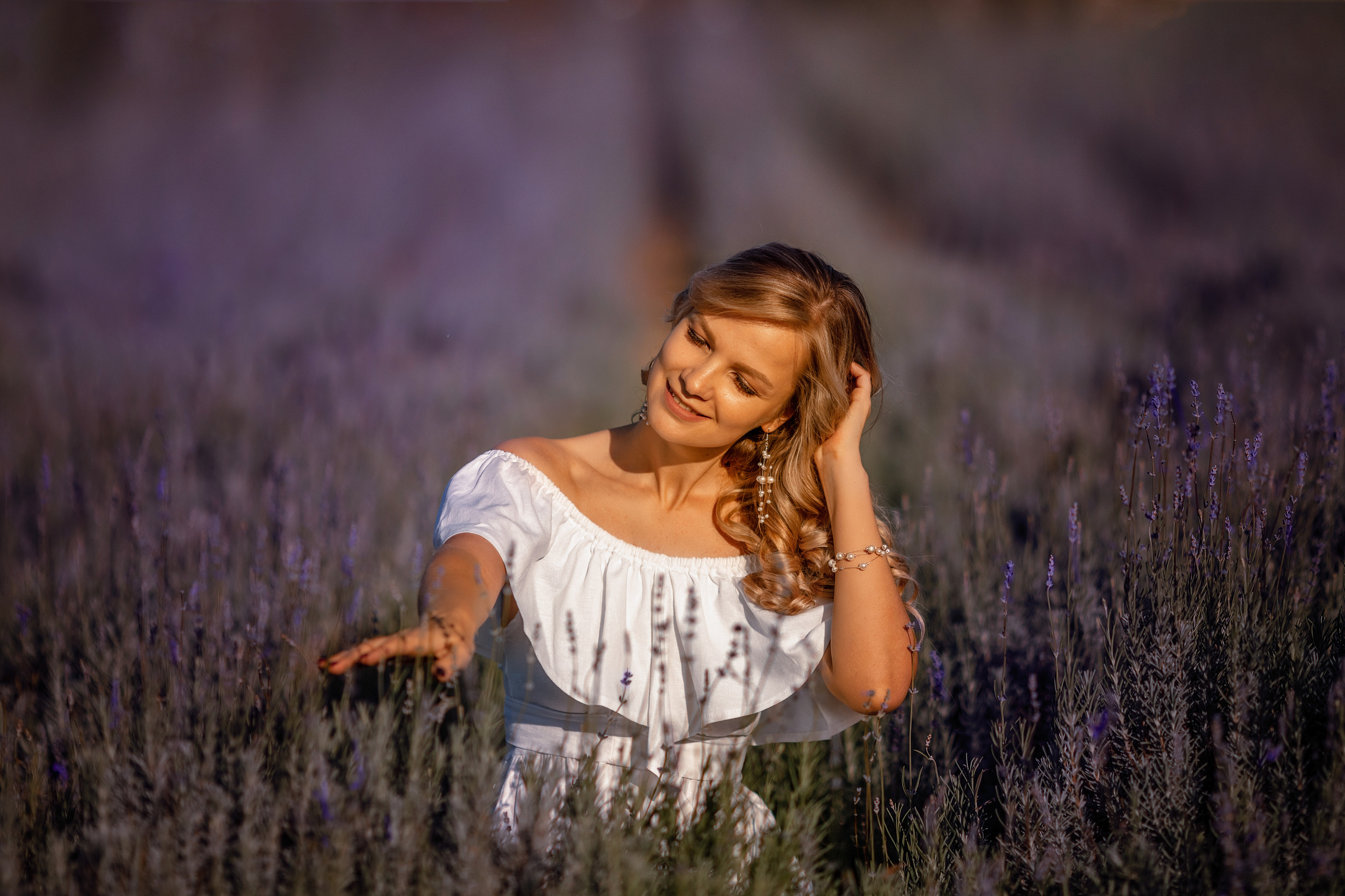 Яркая фотосессия в лаванде. Художественный фотограф Анапа Александра Долбикова