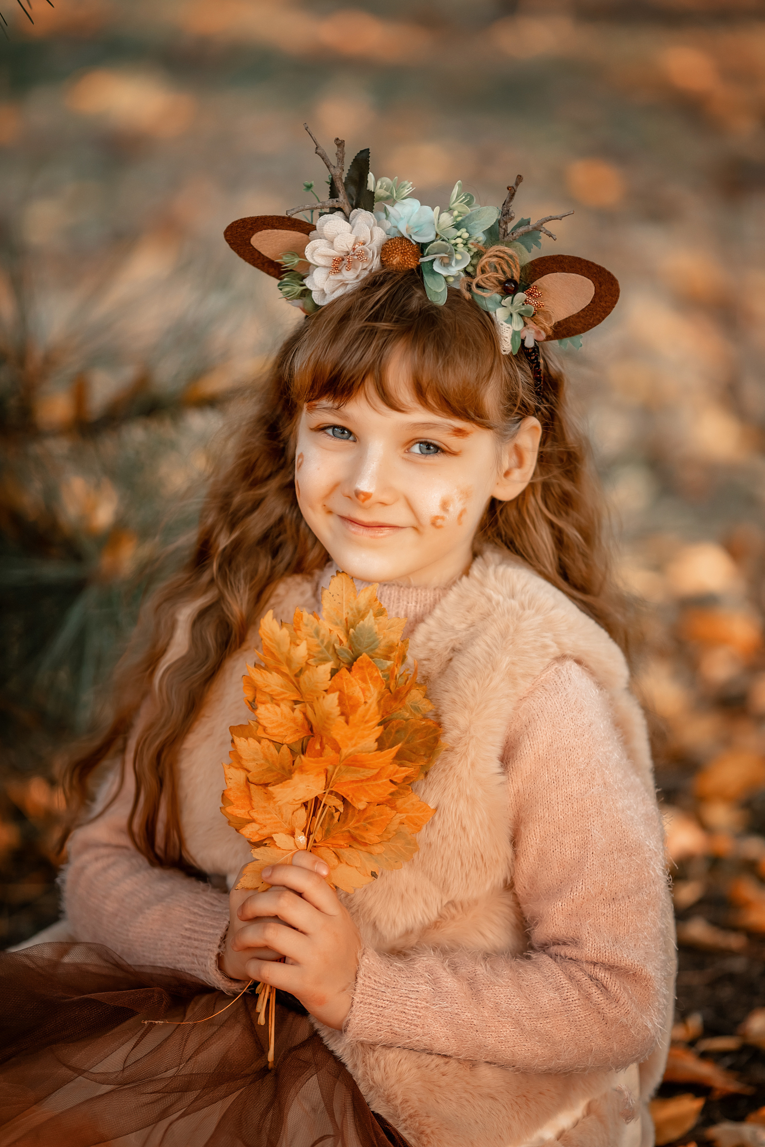 Сказочная фотосессия «Оленята». Художественный фотограф Анапа Александра Долбикова