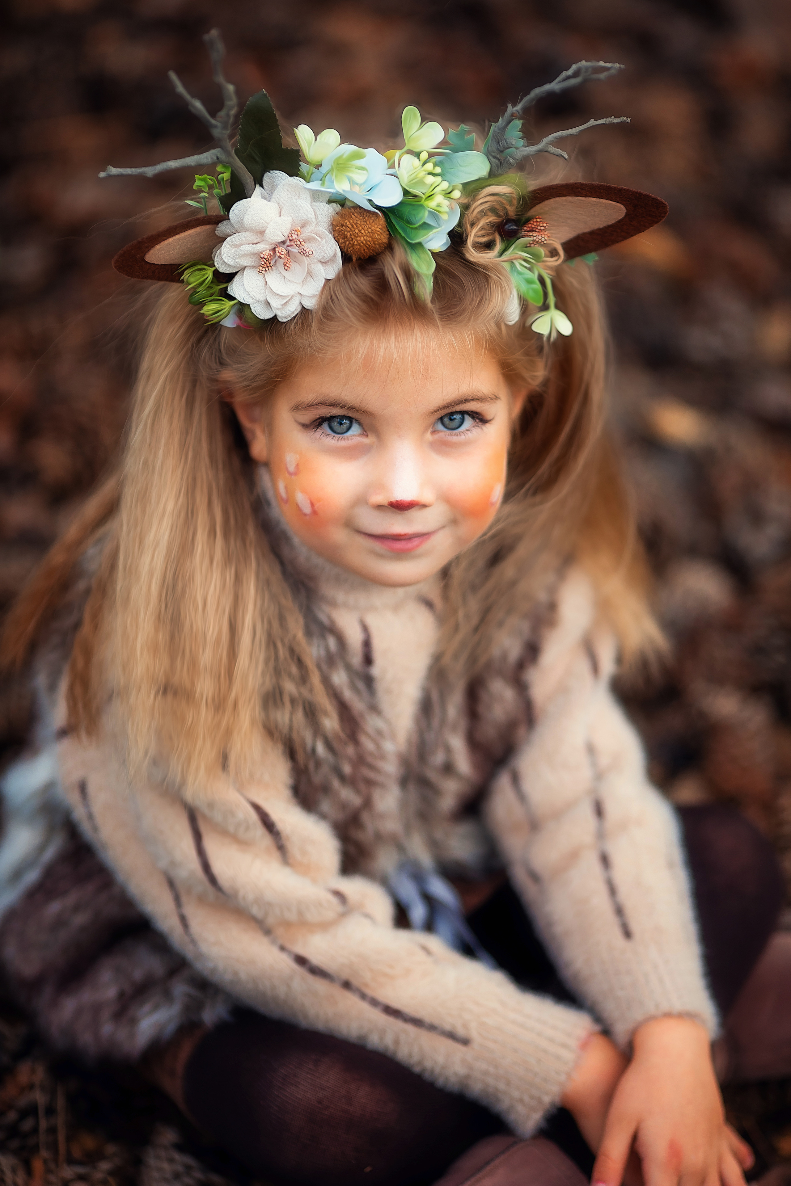 Сказочная фотосессия «Оленята». Художественный фотограф Анапа Александра Долбикова