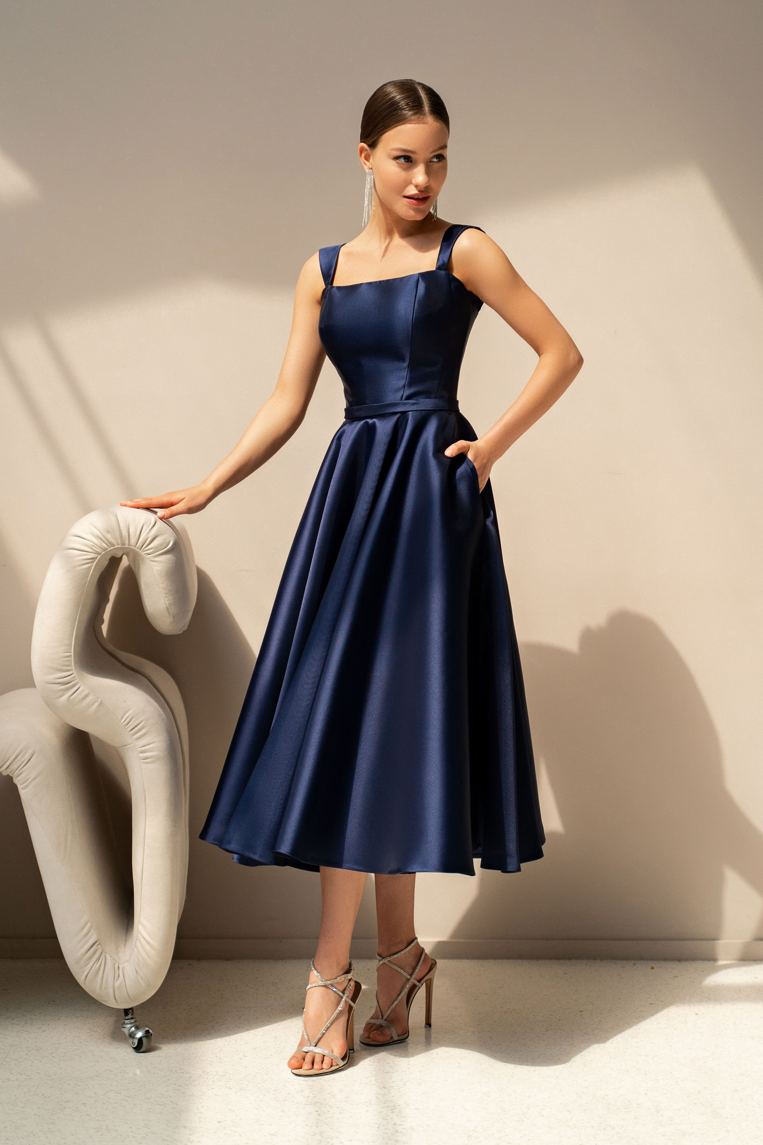 Съемка вечерних платьев NOLLA с Анастасией. Свадебный и портретный фотограф Клипа Максим