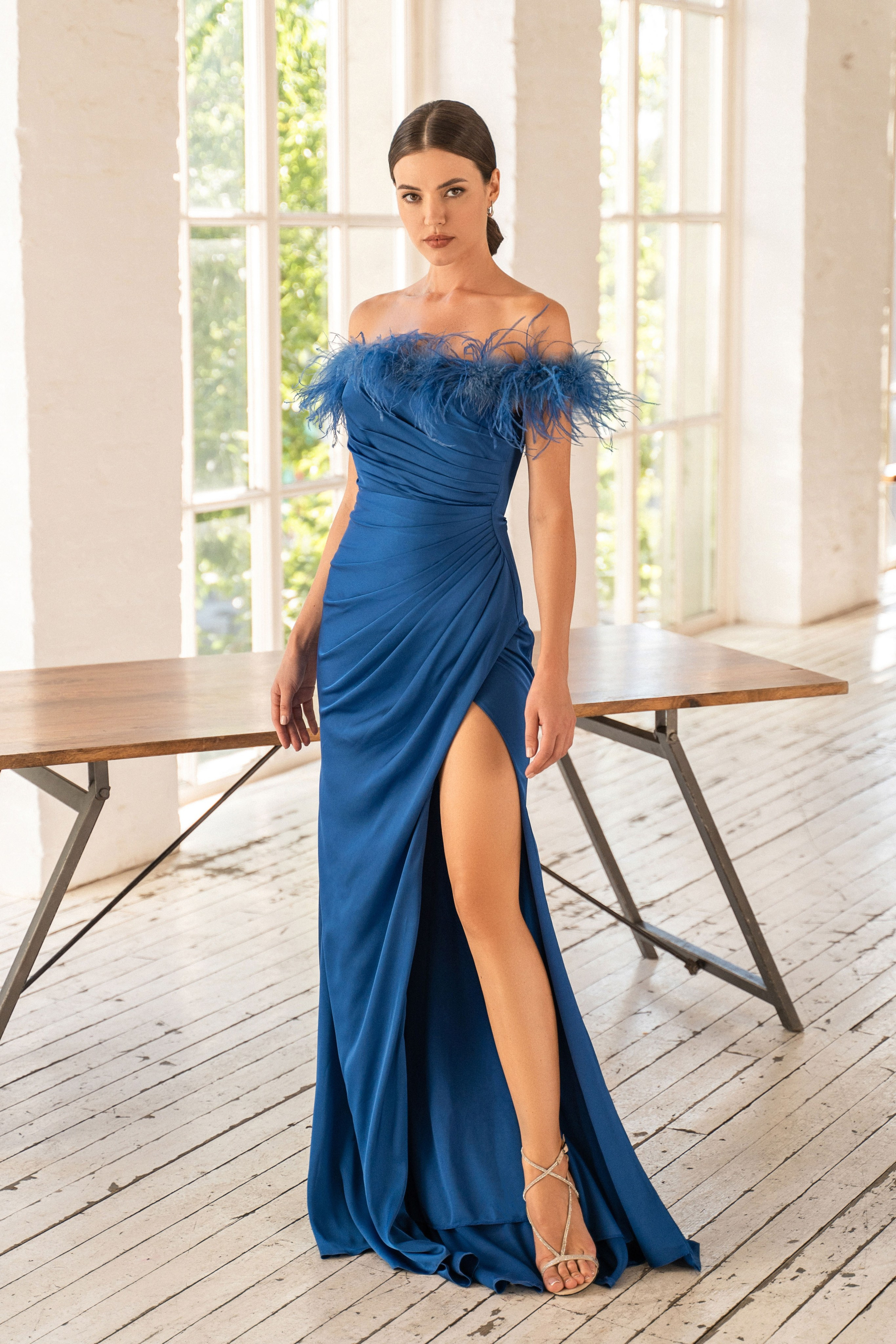 Съемка вечерних платьев DIAFANO с Ксенией. Свадебный и портретный фотограф Клипа Максим