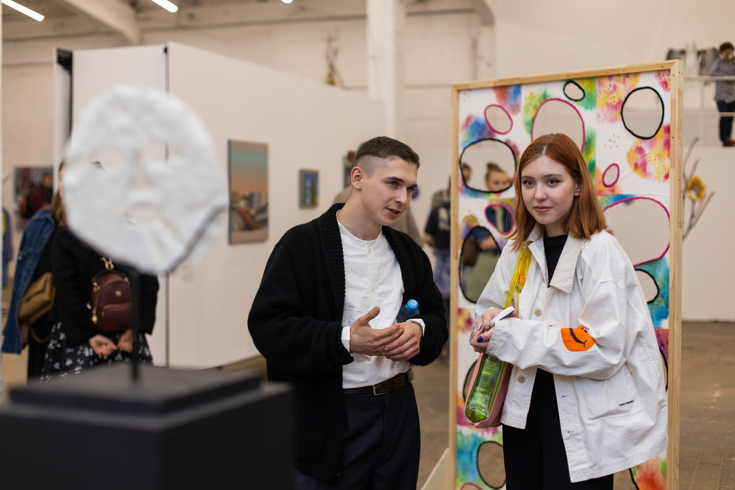 Открытие выставки пульсирующая материя. Фотограф в Москве Десятова Ксения