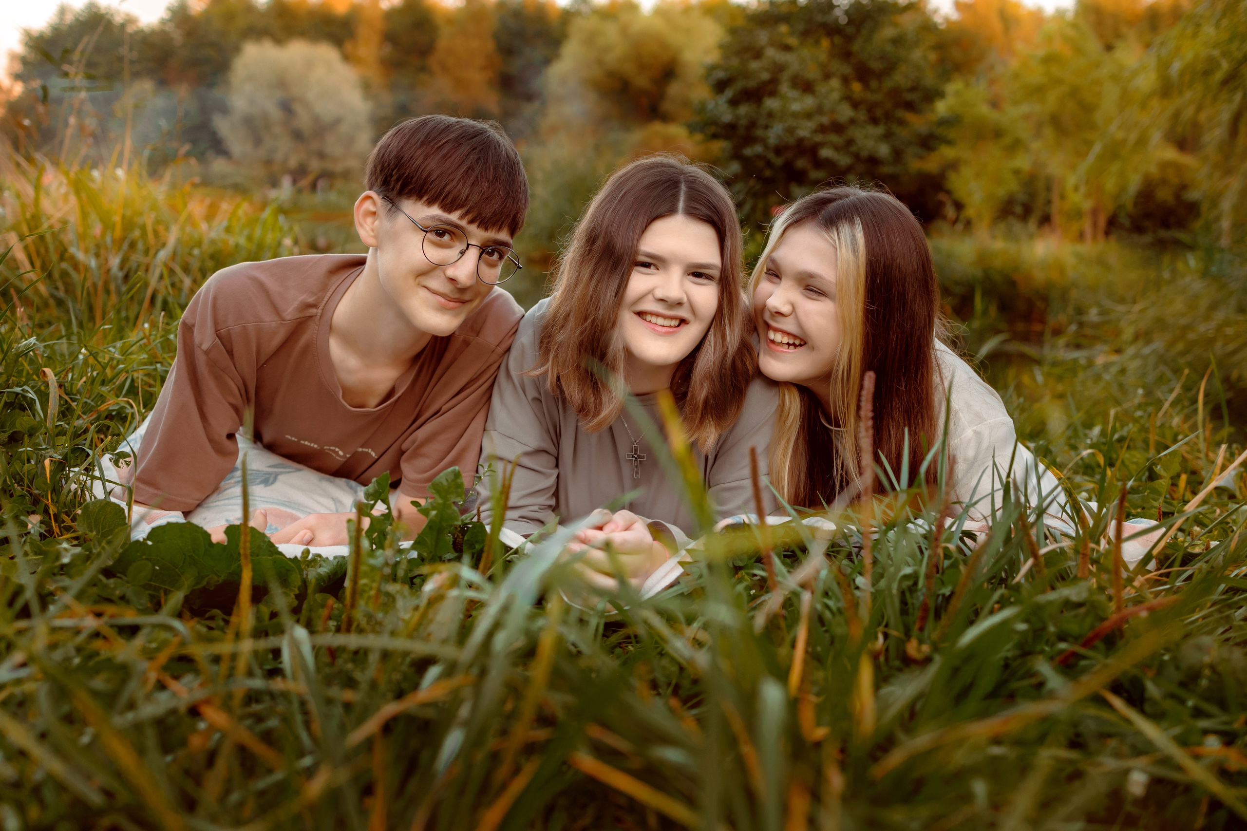 В парке Новознаменка. Выпускные альбомы. Школьный и семейный фотограф Виктория Игнатьева