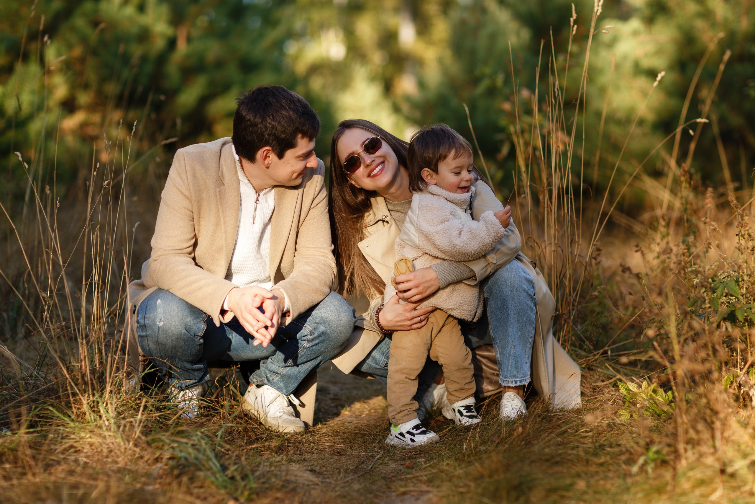 Осенняя прогулка на Барских прудах. Семейный фотограф Фрязино Зрячева Кристина