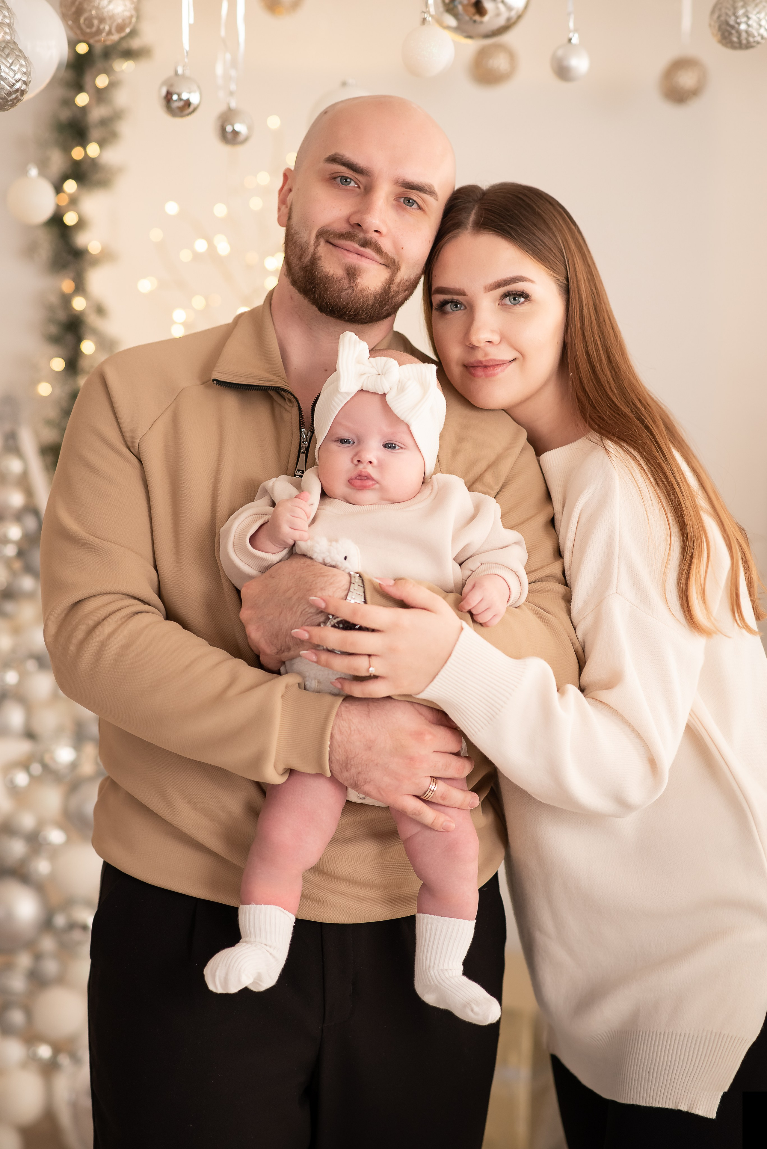Новогодняя фотосессия большой семьи. Фотограф новорожденных Екатеринбург, Первоуральск