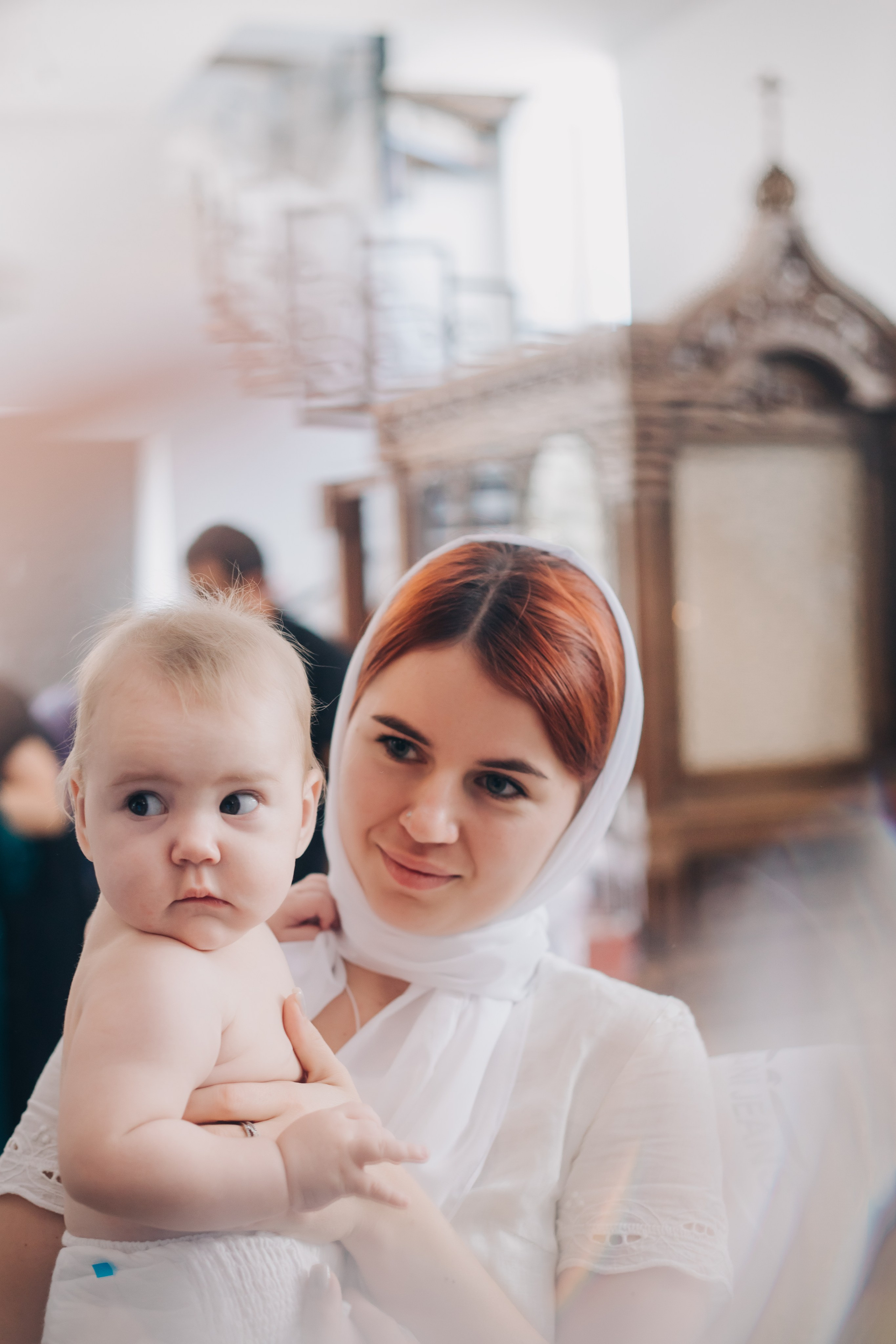 Съемка таинства крещения в Новопокровской. Свадебный и семейный фотограф в Краснодарском крае Мария Данилкина