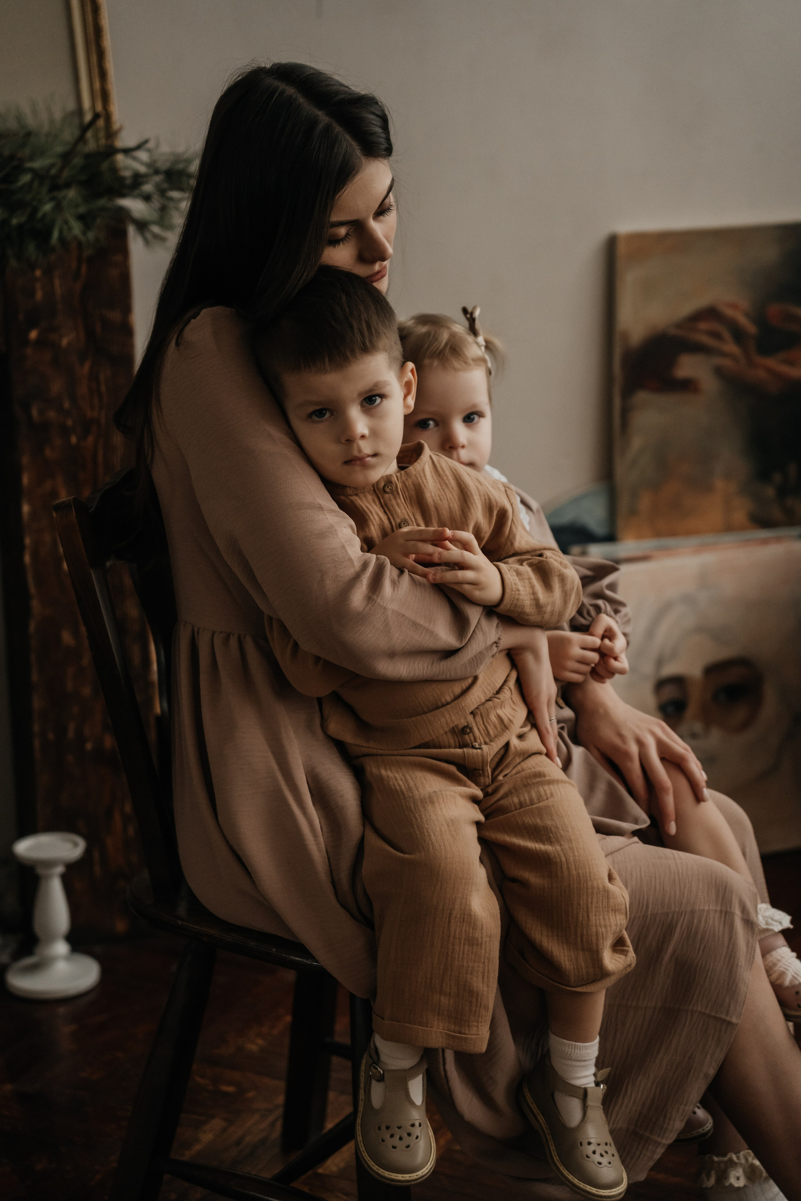 В мастерской. Ваш фотограф Вика Артемова