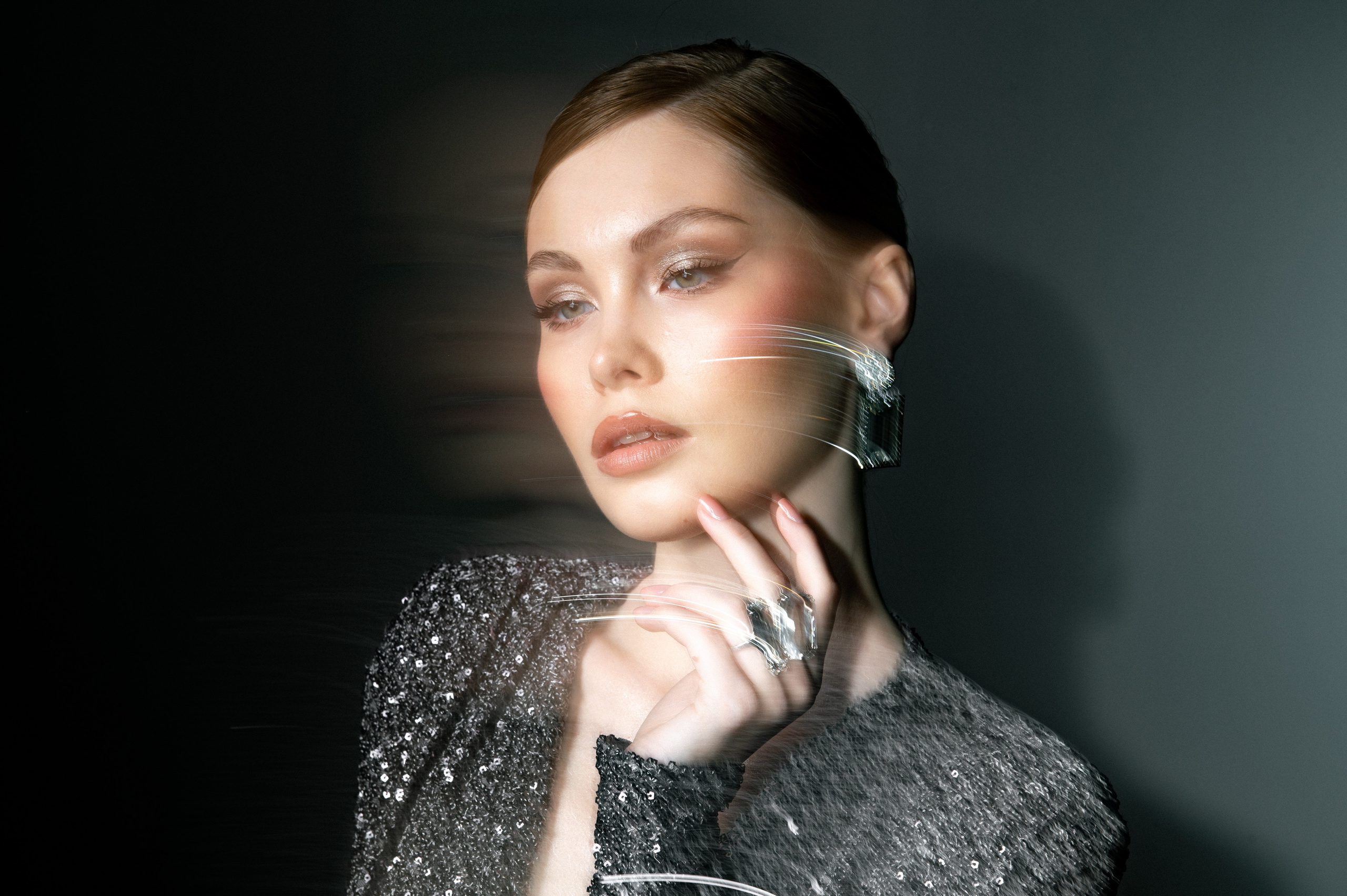 Женский студийный портрет. Индивидуальная фотосессия. Екатерина Бакурова — контент фотограф, женский фотограф в Краснодаре