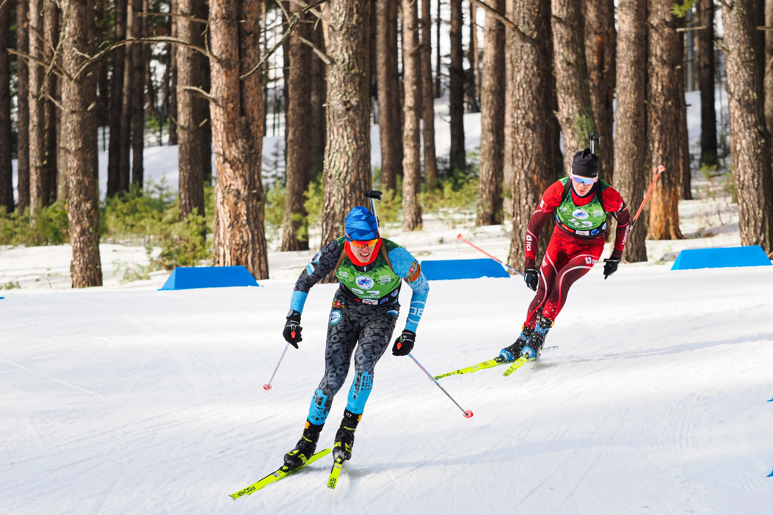 Биатлон / Первенство России. Репортажный фотограф Алексей Козьмин