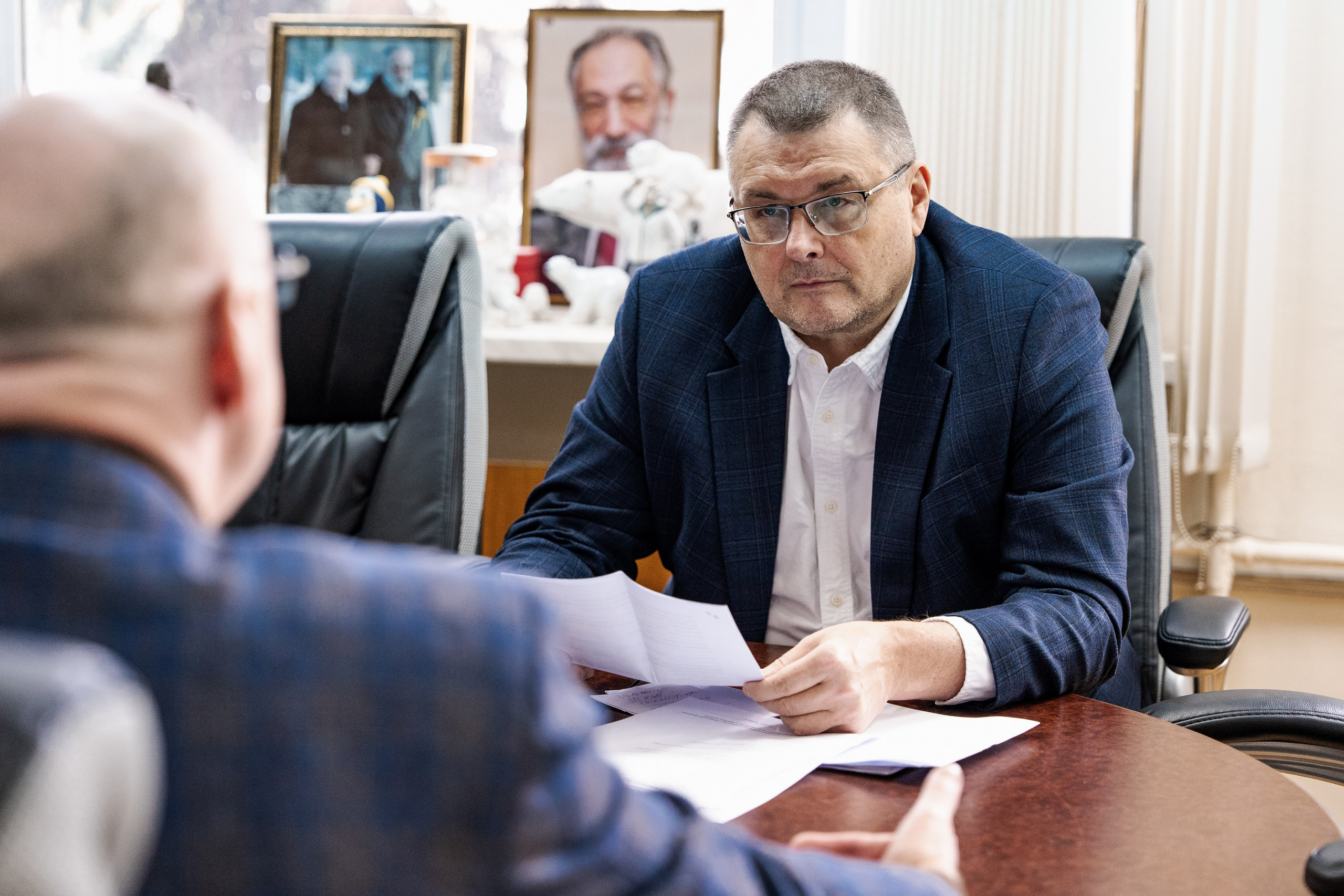 Просветительский проект Ассоциации Полярников «Встреча поколений». Фотограф Владимир Бакарюк