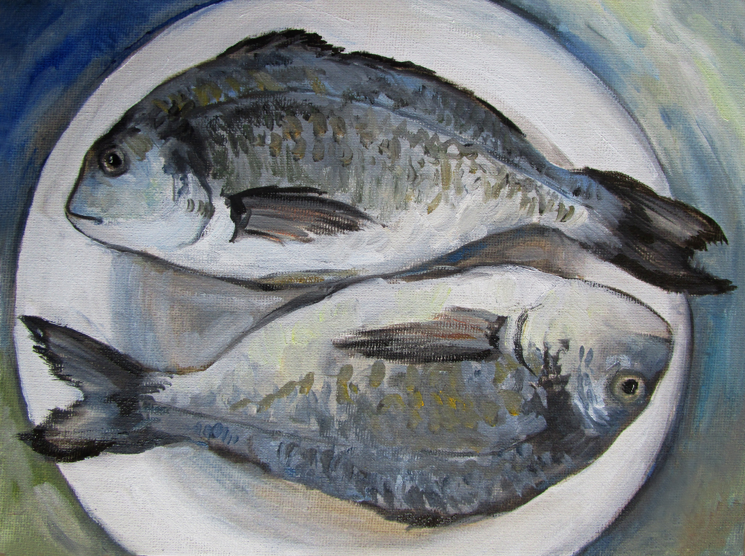 "Дорада, Хорватия", холст / масло, 2019