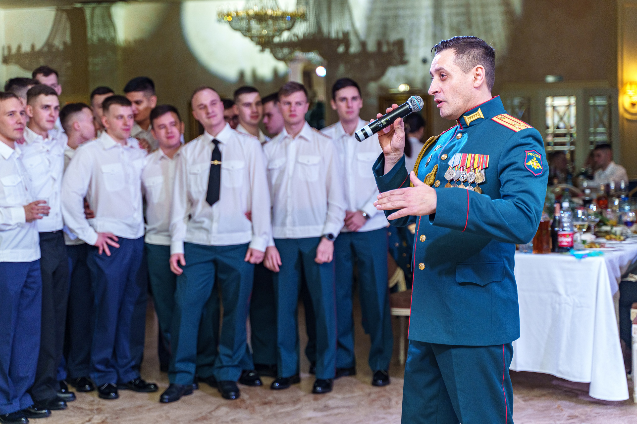 Фотосъемка выпуска военной академии и вручение дипломов