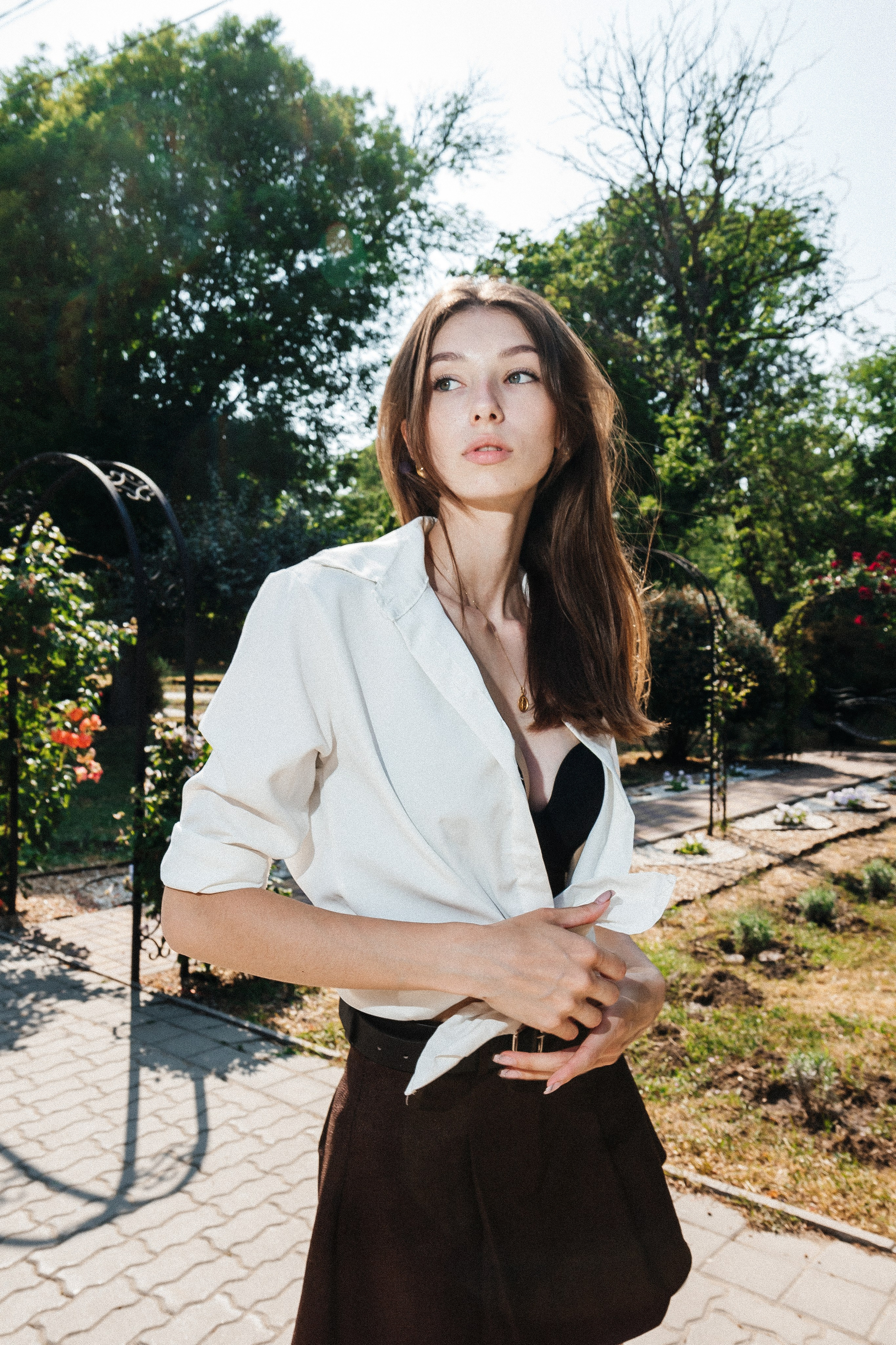 Лера в парке Горького. Фотограф Александр Бигари