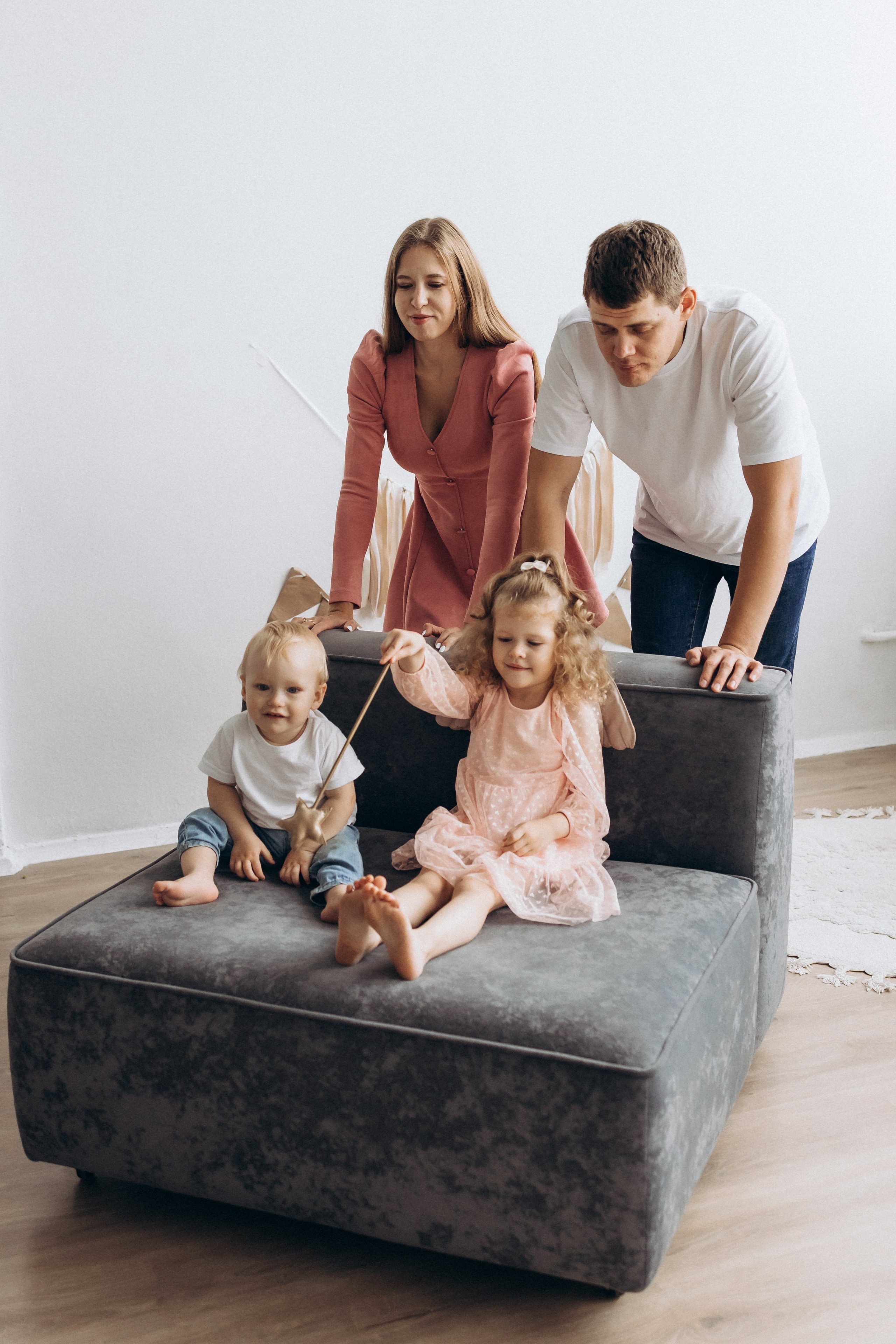 Алексей, Анастасия, Софа и Лев. Фотограф Нижний Новгород