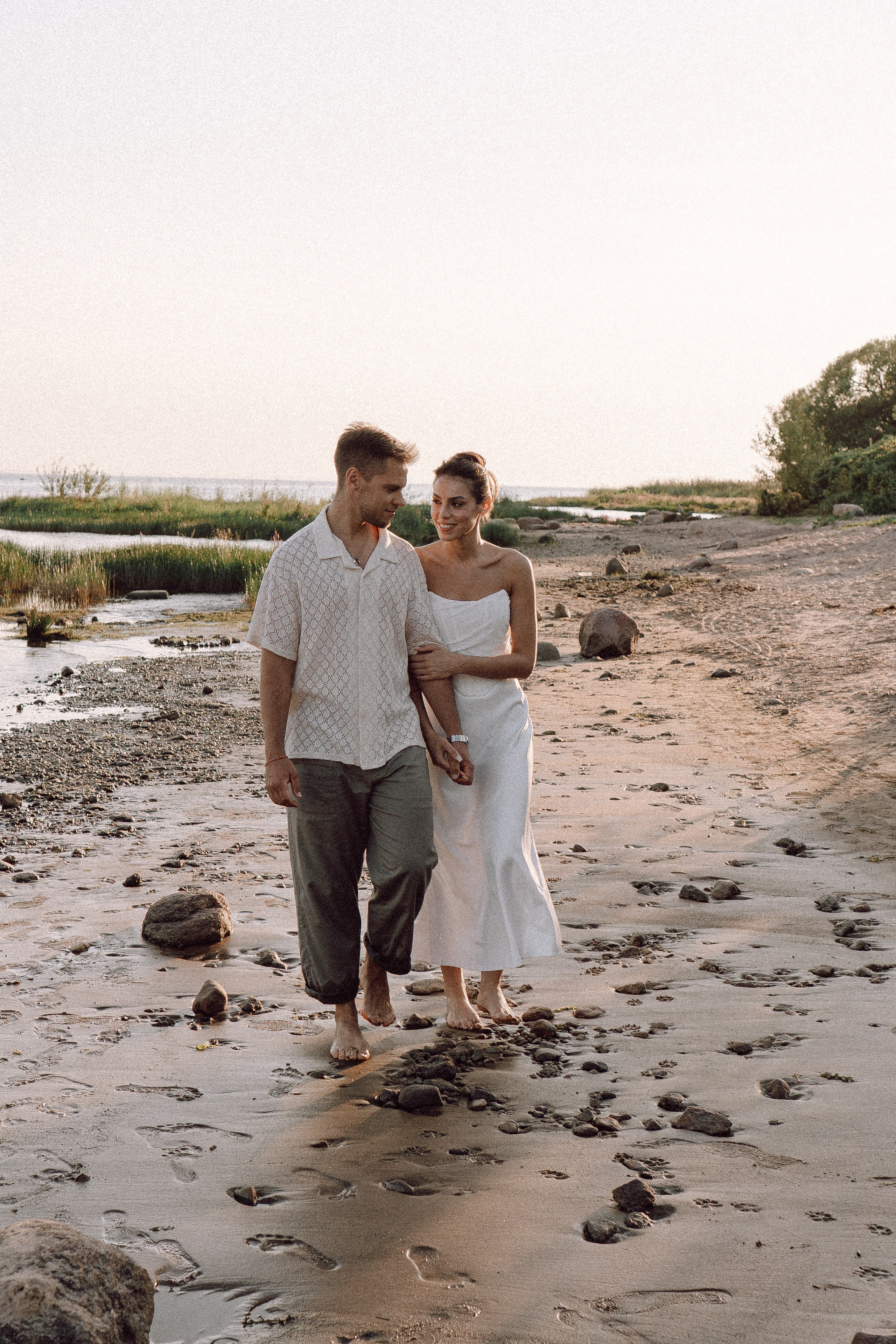 СВАДЕБНАЯ ФОТОСЕССИЯ ВЫЕЗДНОЙ ЦЕРЕМОНИИ (ФИНСКИЙ ЗАЛИВ). Профессиональный фотограф, Санкт-Петербург — Виктория Богомолова