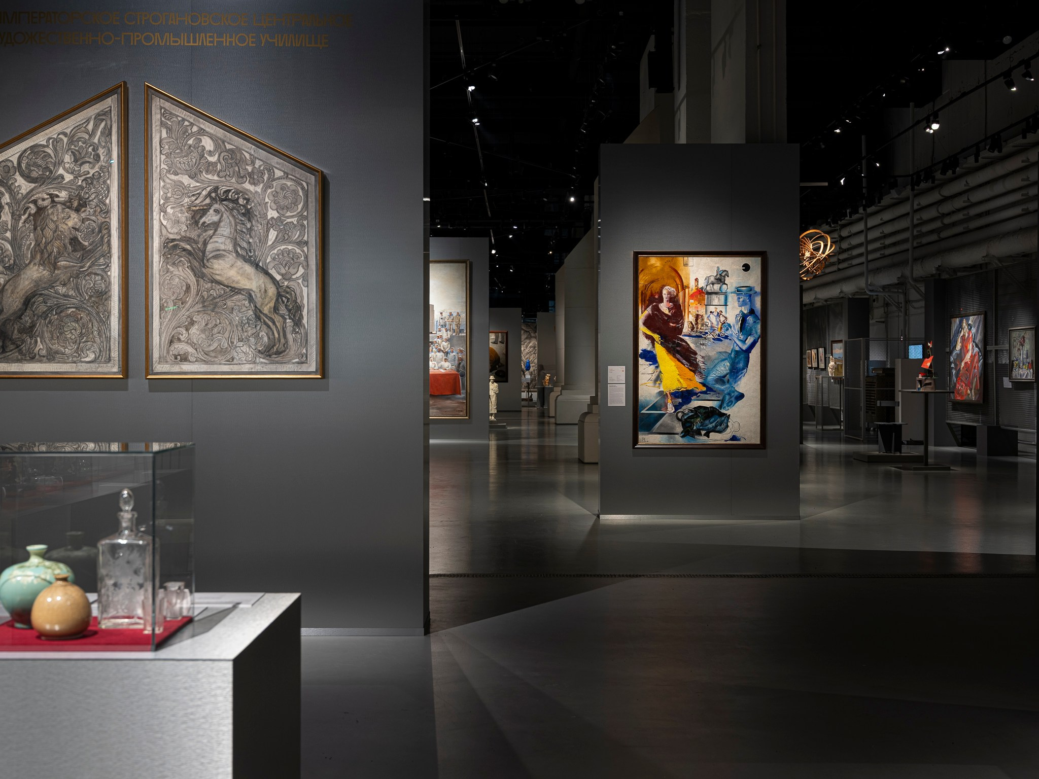 Выставка «200 лет. Юбилейная выставка Университета имени Строганова», архитектор Юлия Наполова PC_Culture. Фотограф Василий Буланов