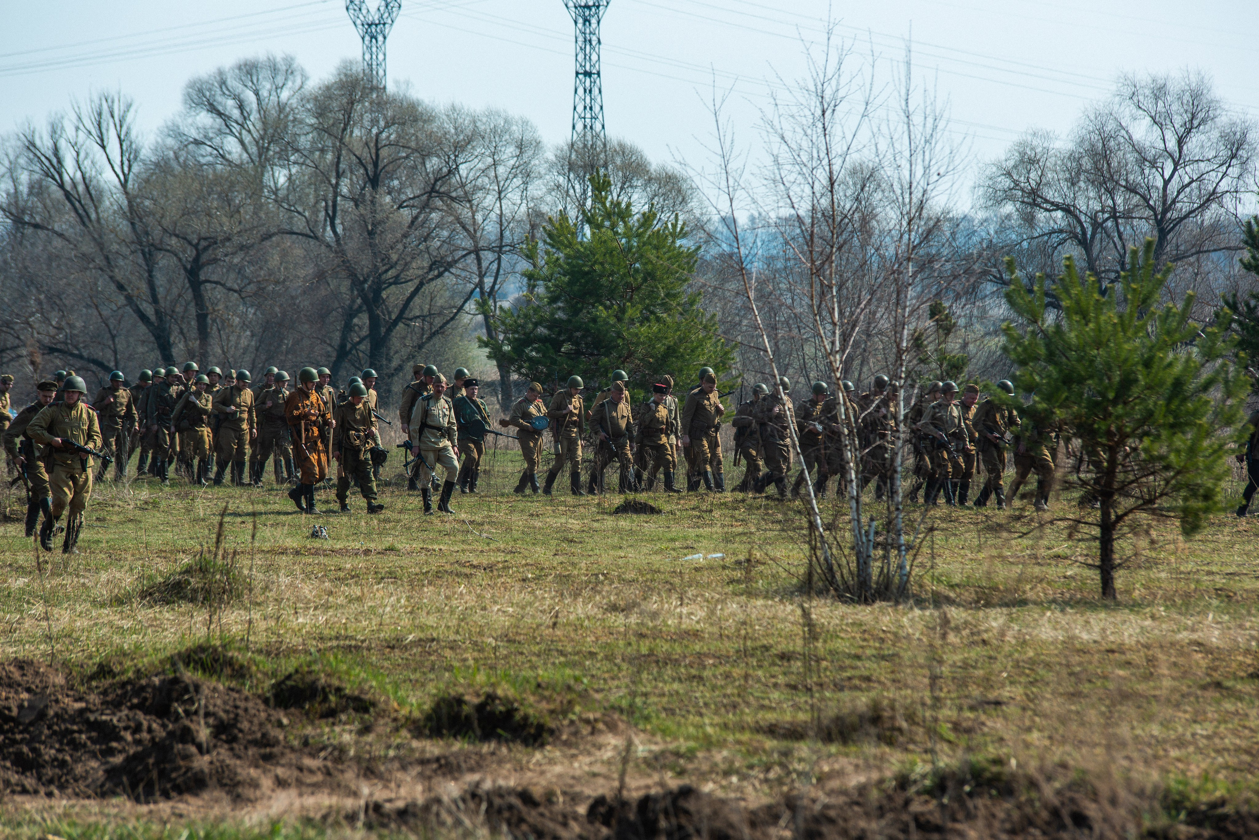 РЕКОНСТРУКЦИЯ БОЯ — ВОВ — БИТВА ЗА ГОРОД. Профессиональный фотограф в Мценске и Орловской области