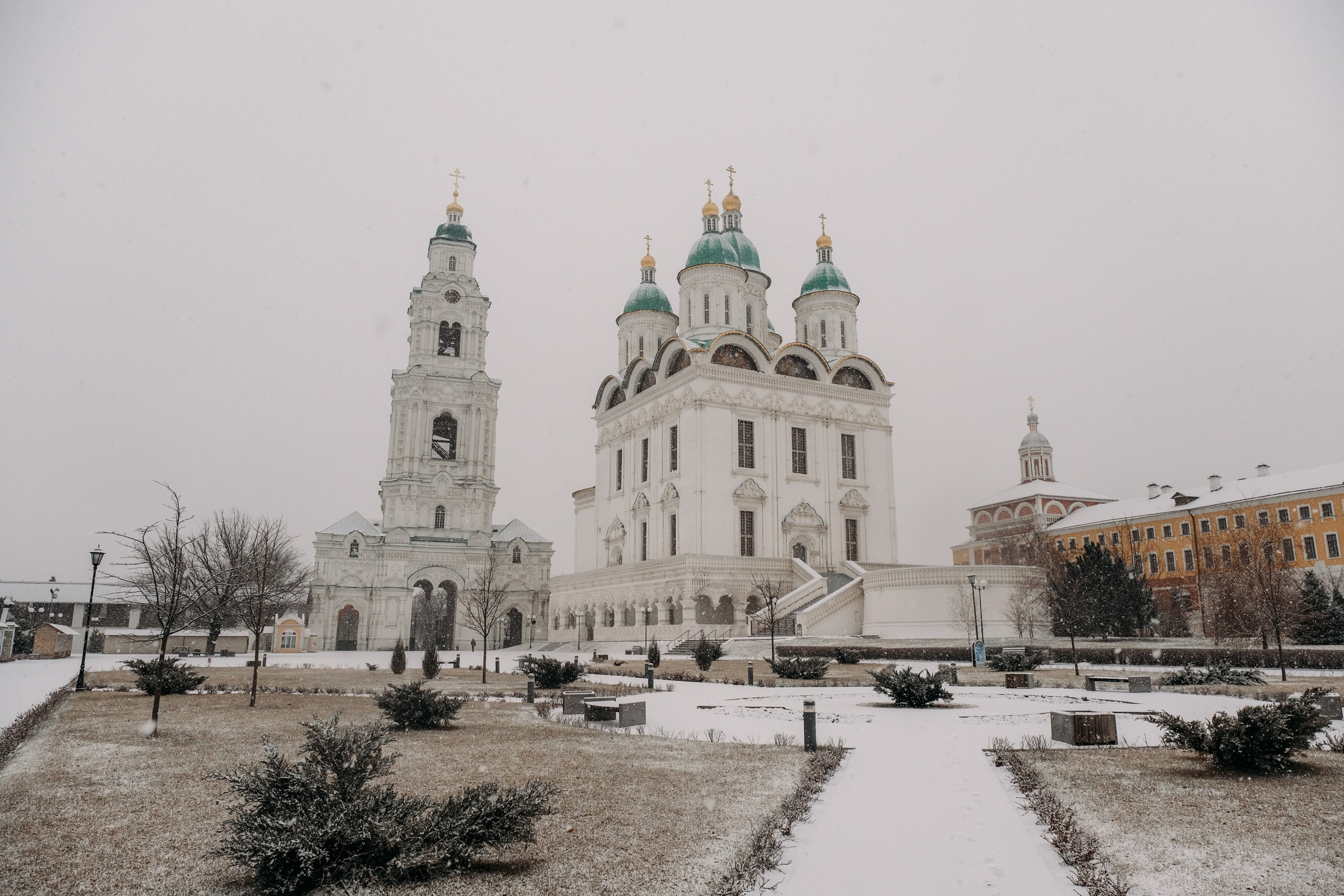 Снегопад. Фотограф Анатолий Деникин