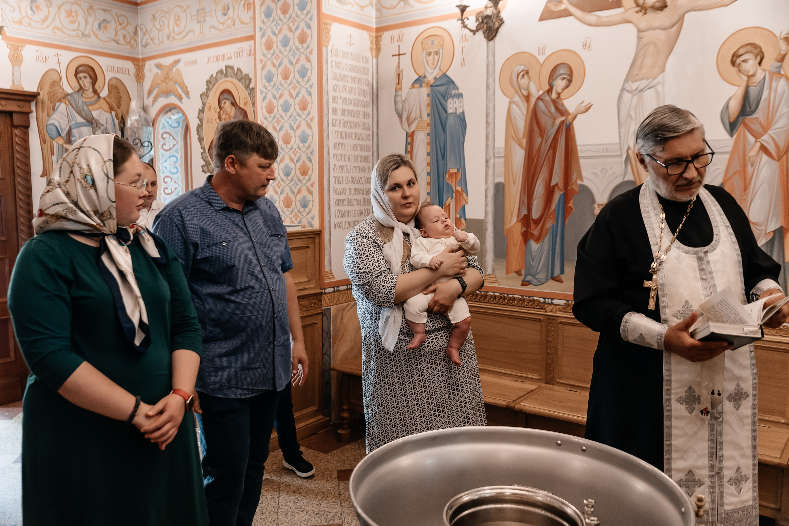 Крещение Максима. Семейный фотограф Минск Усова Ольга