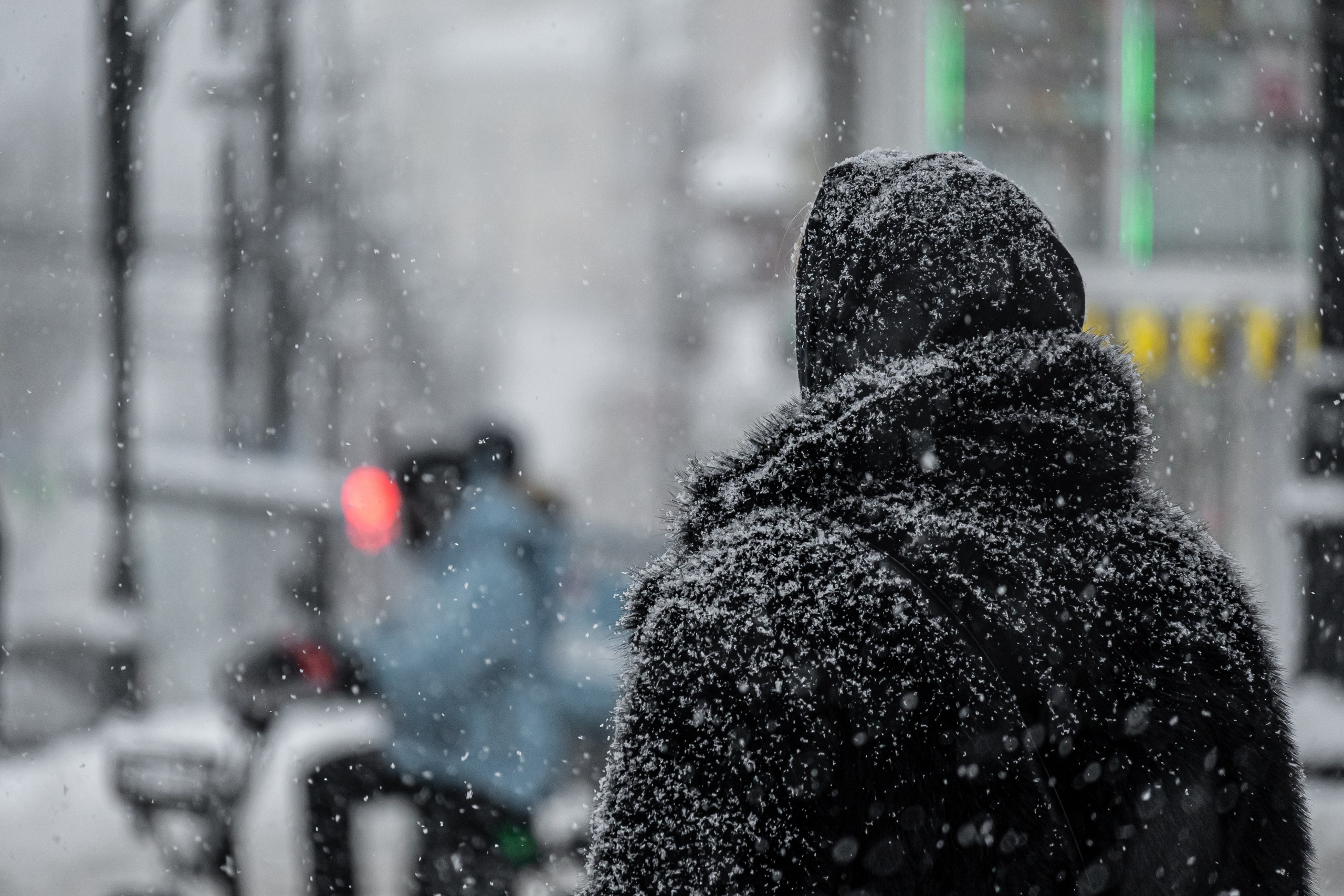 Снегопад. Репортажный фотограф