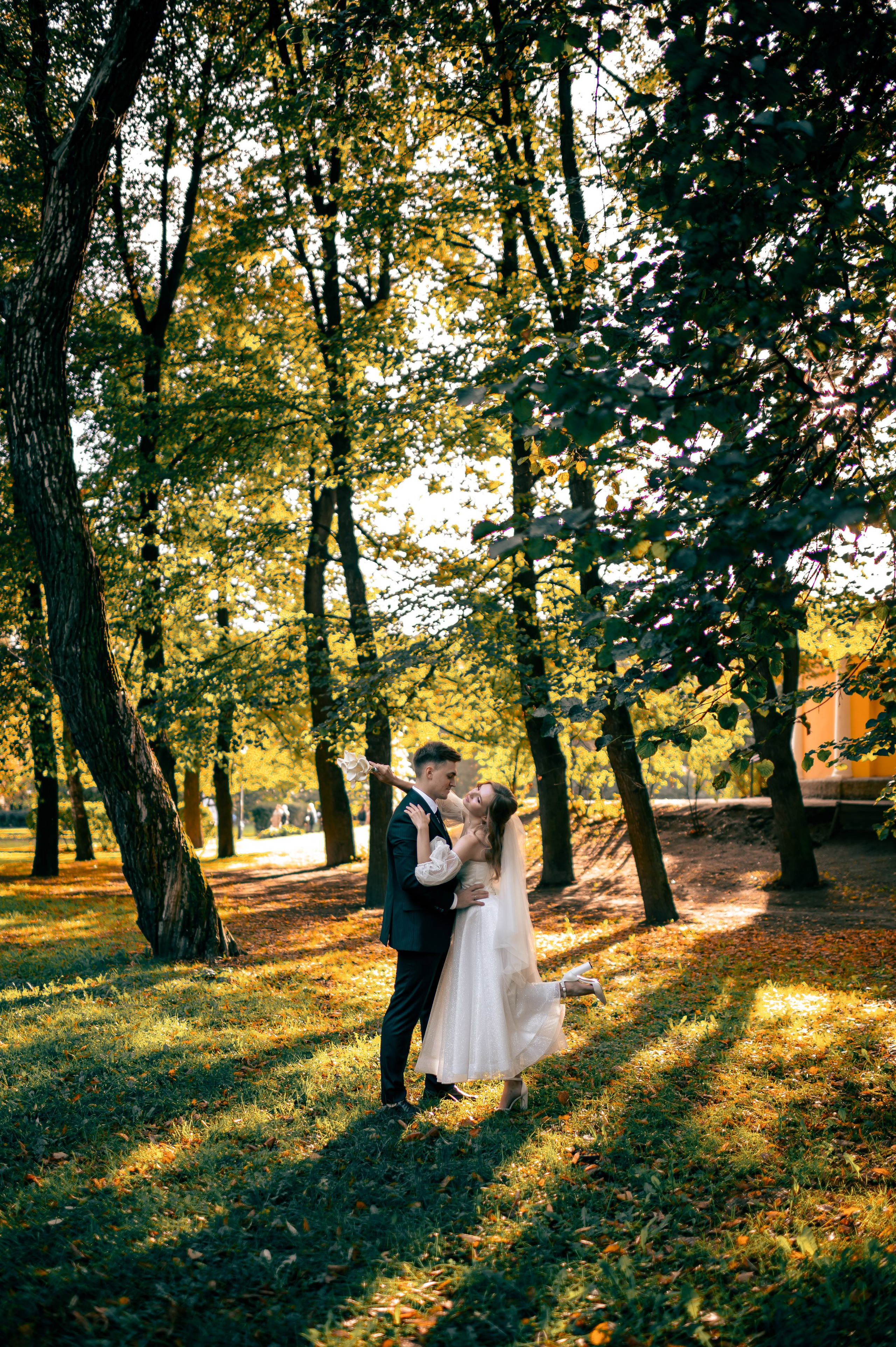 Анастасия и Михаил (Второй Дворец Бракосочетания на Фурштатской улице 52, фотосессия в Таврическом парке). Портретный, семейный и свадебный фотограф в Санкт-Петербурге и в Пушкине Ширяев Денис