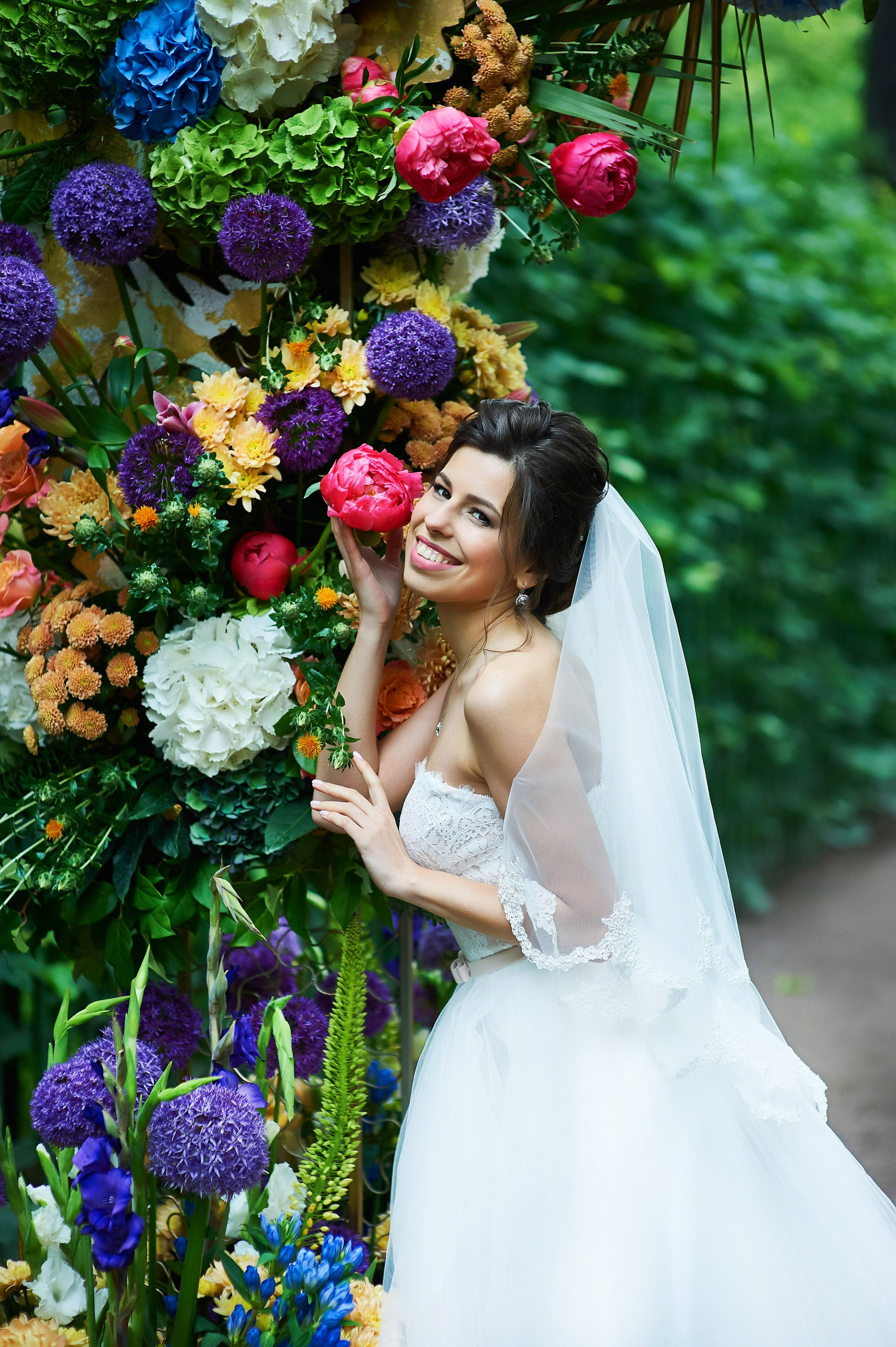 Валерия и Андрей (свадебная фотосессия в Летнем саду). Портретный, семейный и свадебный фотограф в Санкт-Петербурге и в Пушкине Ширяев Денис