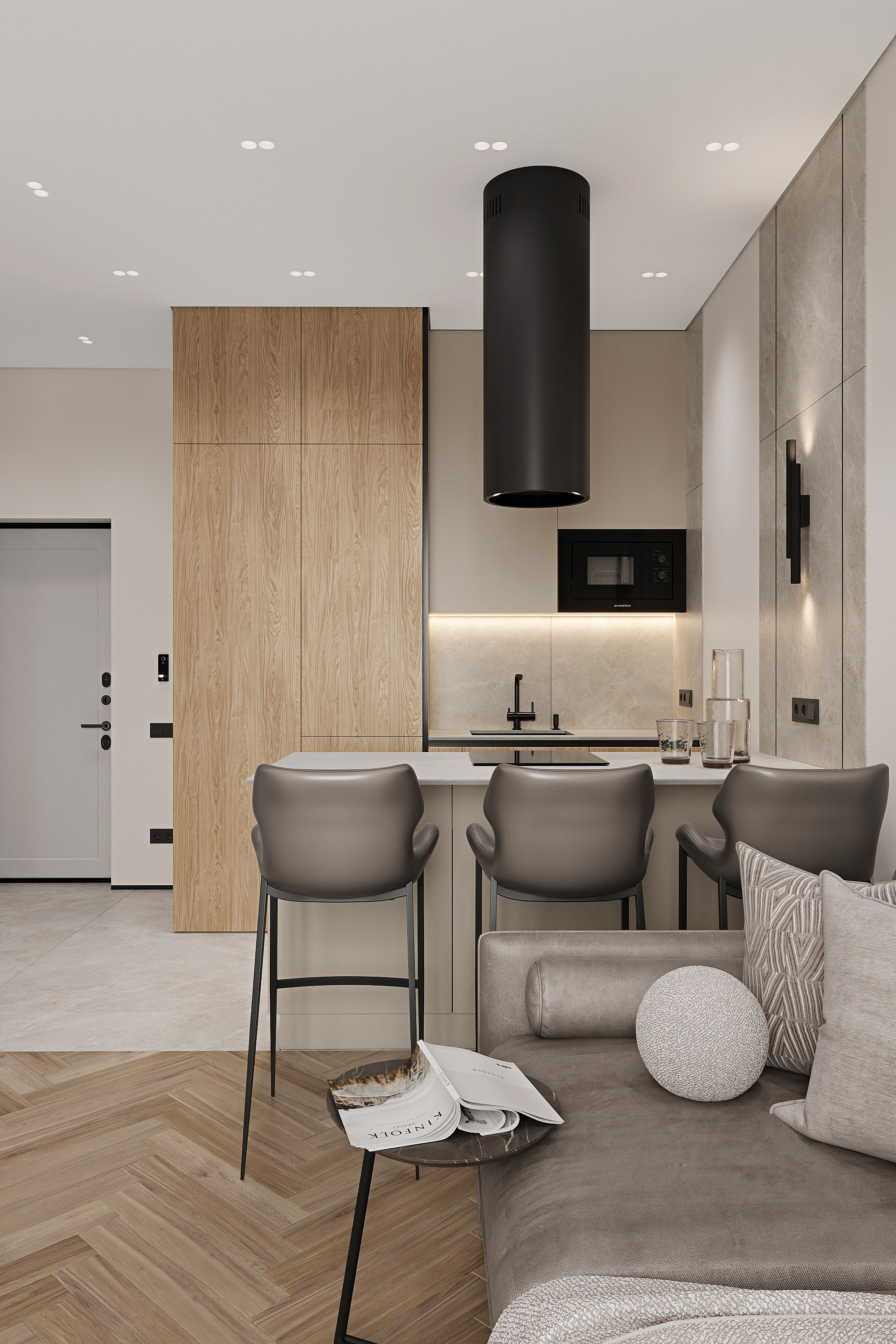 ЖК MYPRIORITY Басманный, 39 м² | МОСКВА. Design interior-Samsonyan R