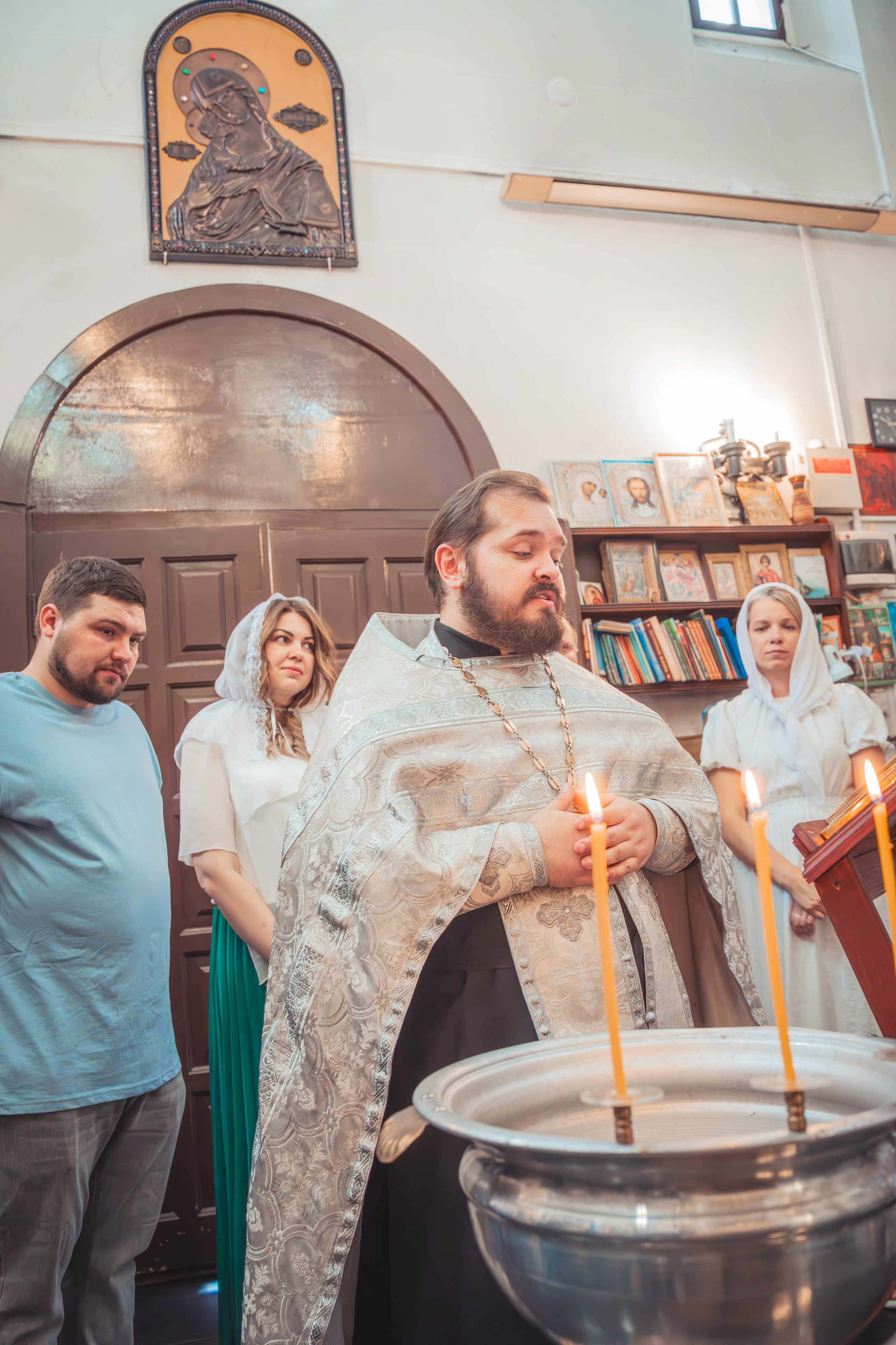 Крещение Анастасии в храме Михаила Тверского. Фотограф Евгений Егоров